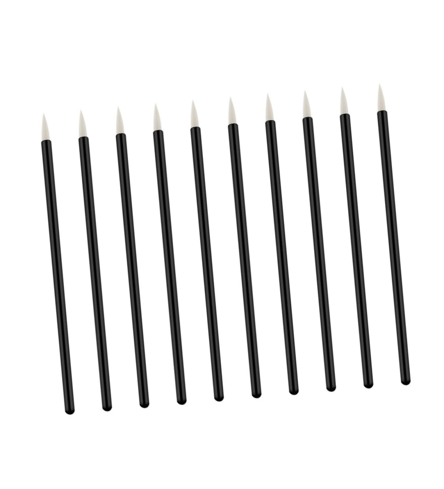 Baluue 100pcs Eye Makeup Tools Eyeliner Liquid Brush Gel Liner Brush Eyeliner Applicator Tool White - Buy Online on GoSupps.com