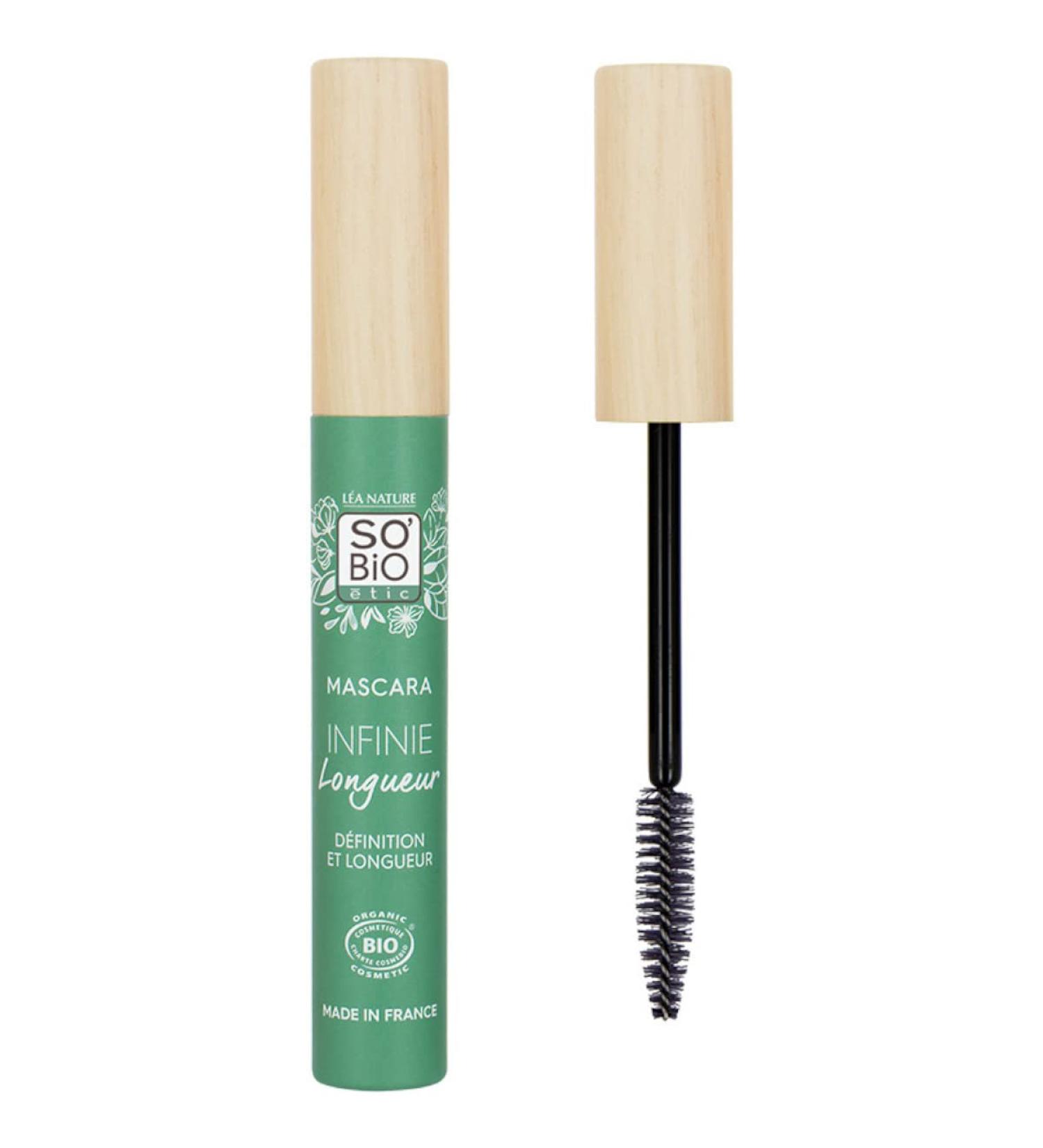 L a Nature Organic Infinite Length Lengthening Mascara - Black - So'Bio tic - Buy Online on GoSupps.com