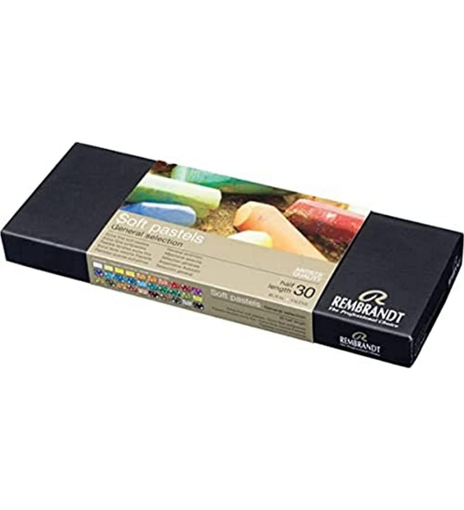 Rembrandt Soft Pastels Basic 30 Half Stick Set - 300C30.5 - Buy Online on GoSupps.com