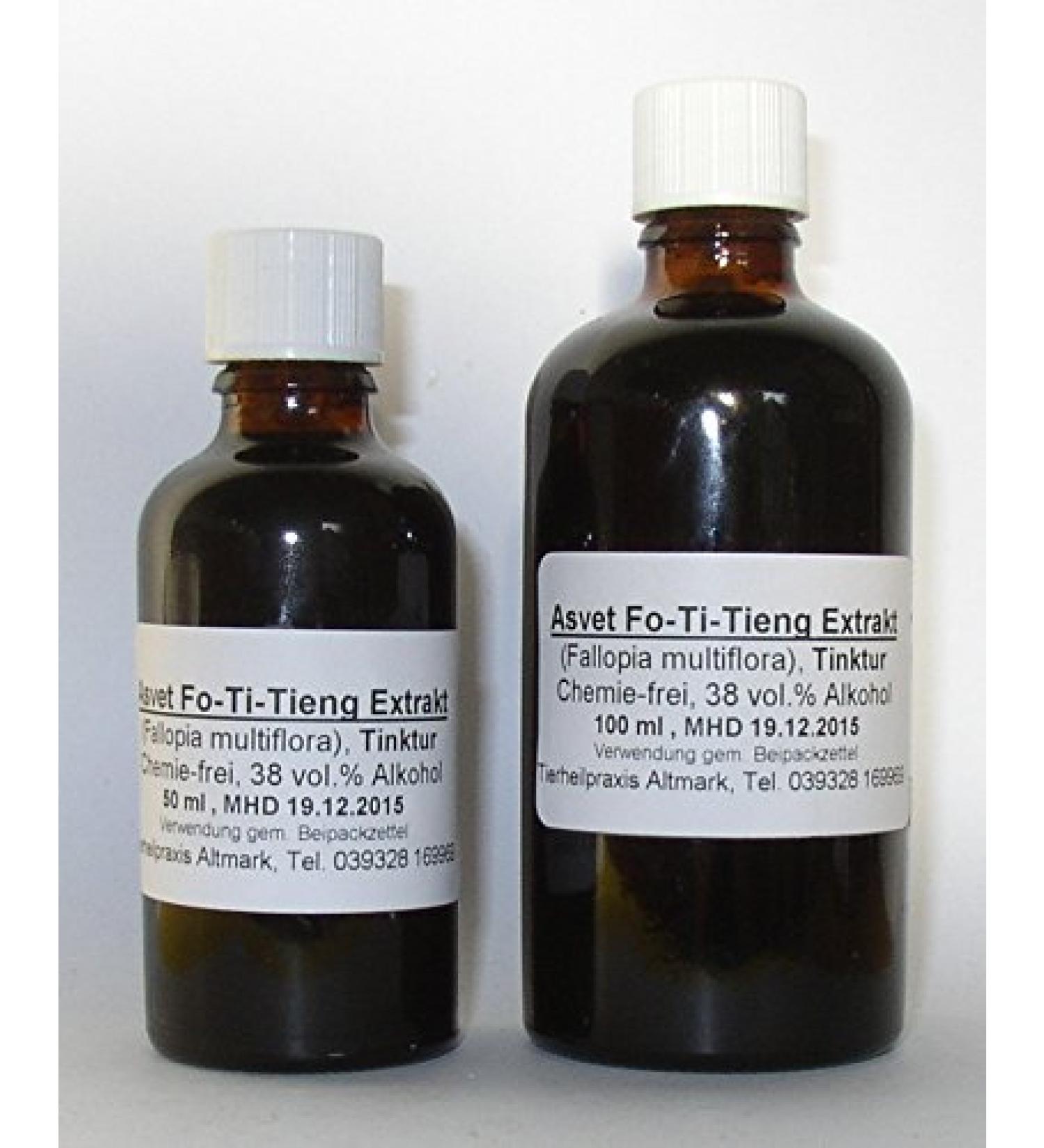 Asvet 100ml Fo-Ti-Tieng drops tincture extract