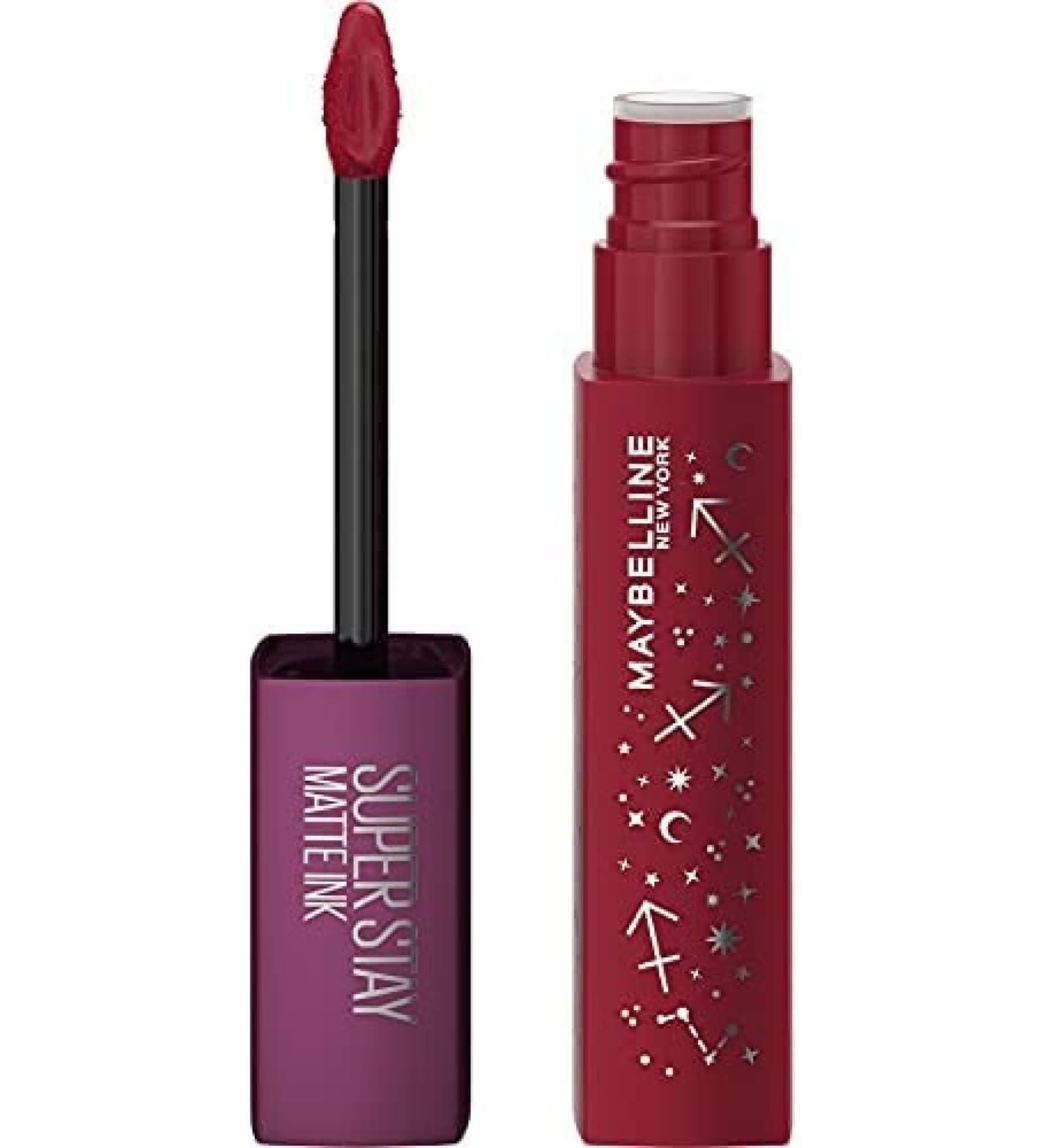 Maybelline New York Superstay Matte Ink Zodiac Lipstick - Limited Edition Shade 115 Founder | Long-Lasting Matte Finish | International Shipping - Buy Online on GoSupps.com