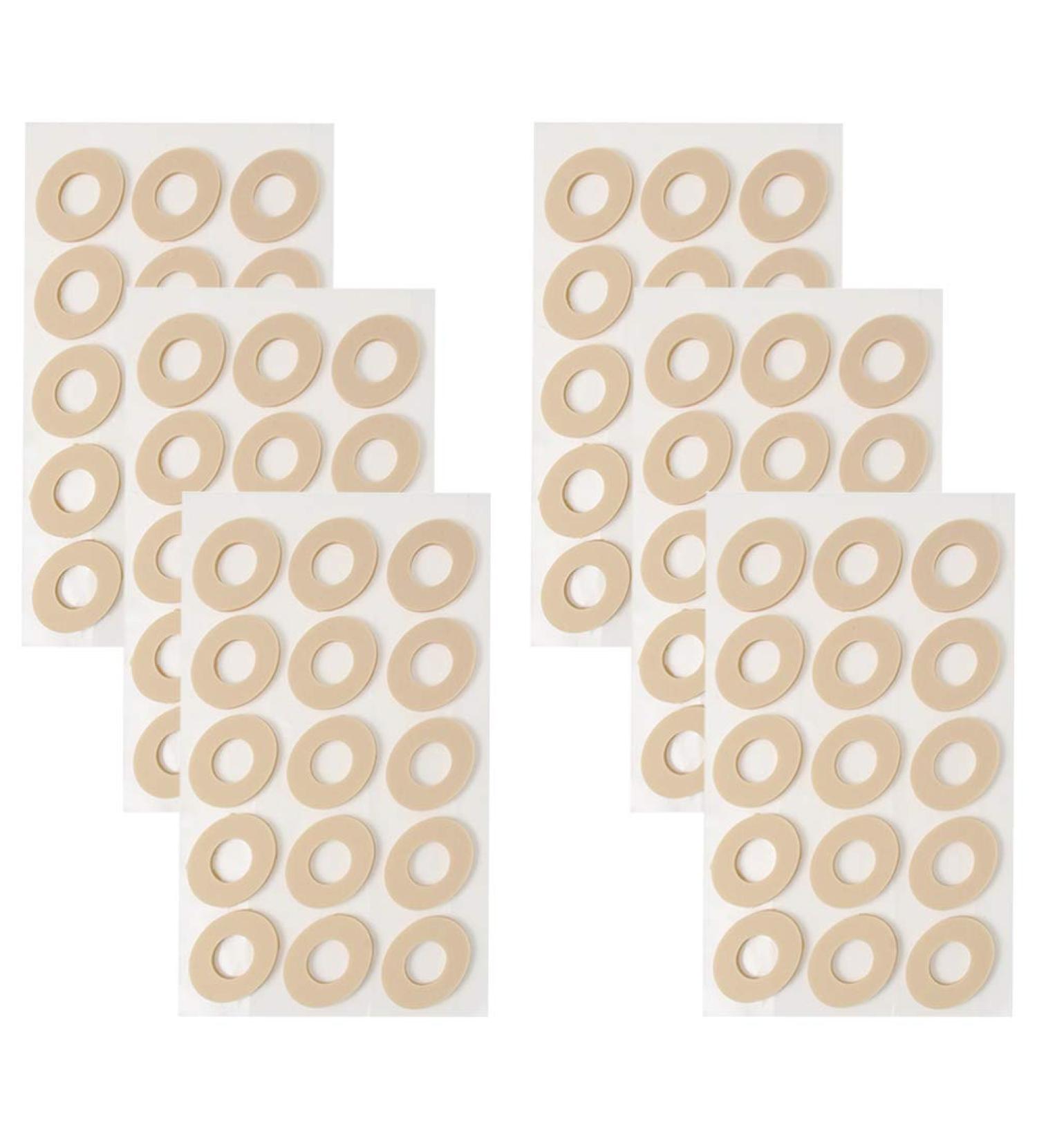 Healifty Corn Cushions for Feet - 90Pcs/6 Sheets, Self-Adhesive Foot Care Pads to Pad and Protect Corns (Beige) - Buy Online on GoSupps.com