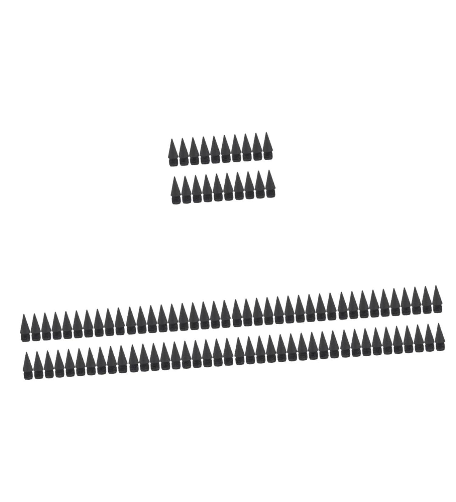 Lurrose Office Supplies 100 Pcs Replacement Pencil Tip Everlasting Pencil School Stationery Accessories No Ink Student Blackx5pcs 1.4X0.4X0.4CMx5pcs - Buy Online on GoSupps.com