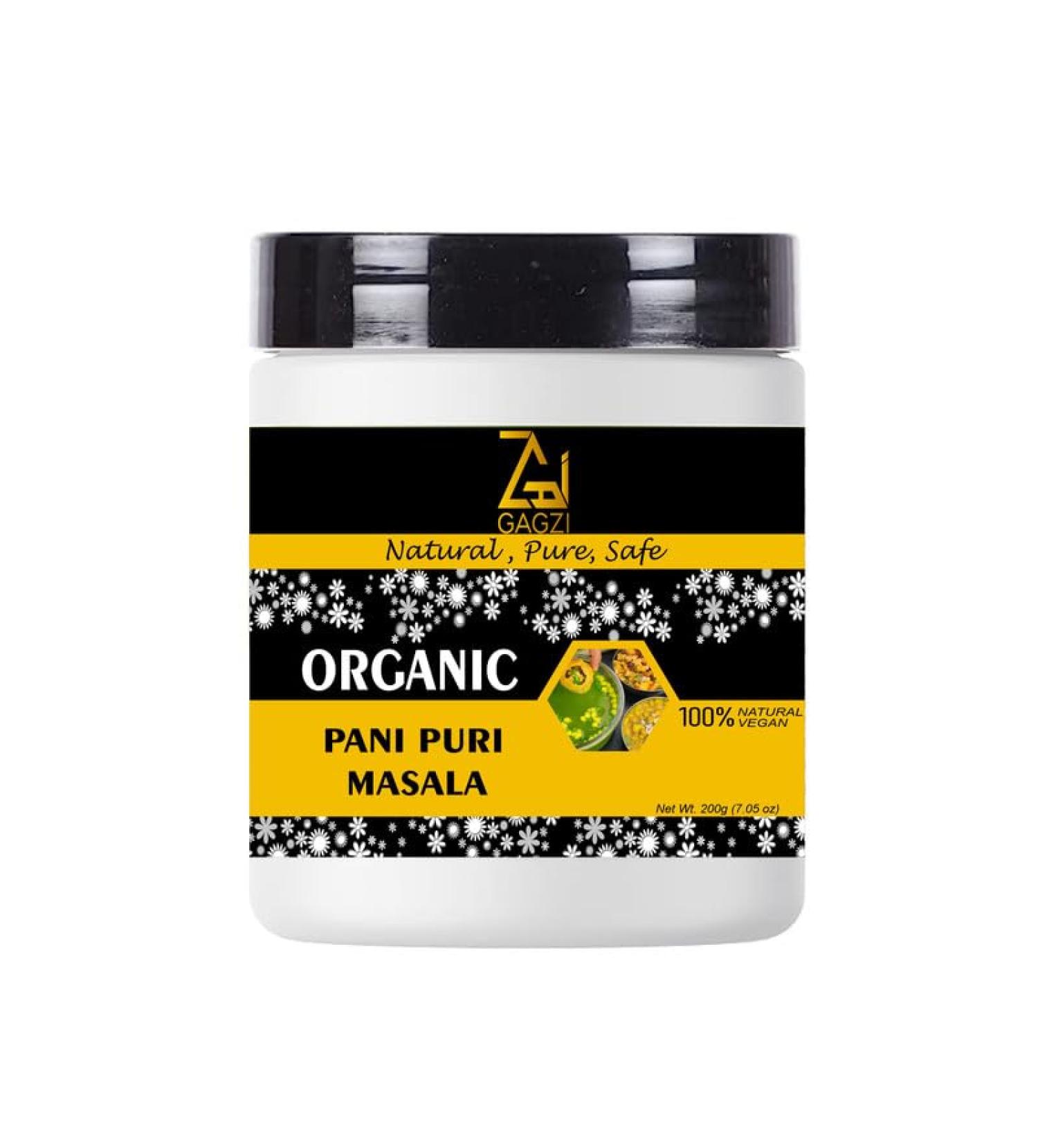 GAGZI All Natural Organic Spices Pani Puri Masala 100 Gram (Packing May Be Vary) Pack Of 1 100 Gram 3.35 oz