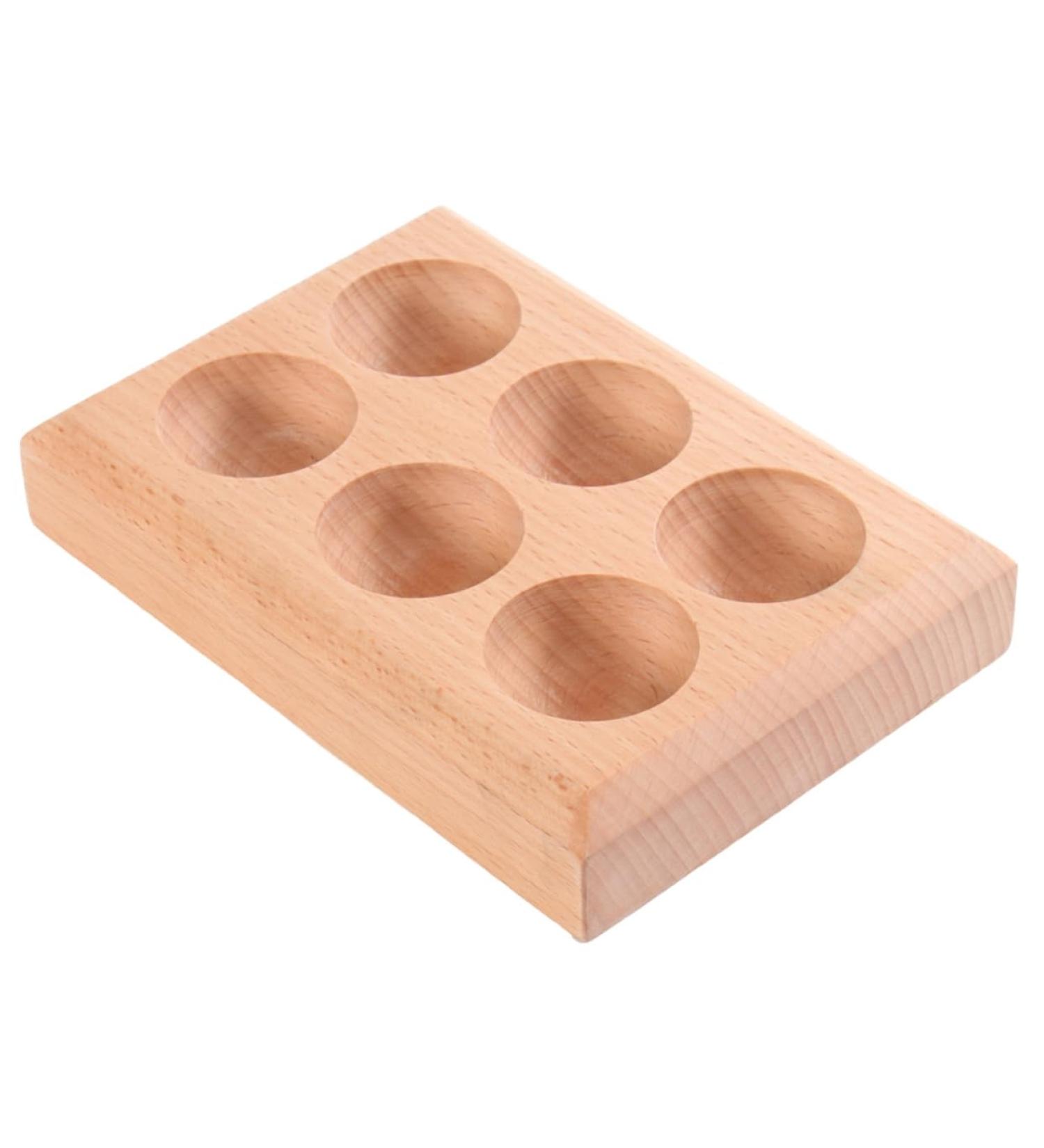 Zerodeko Chicken Egg Holder Supply Convenient Holder Wear-resistant Storage Platter Wooden Egg Tray Accessory Household - Buy Online on GoSupps.com