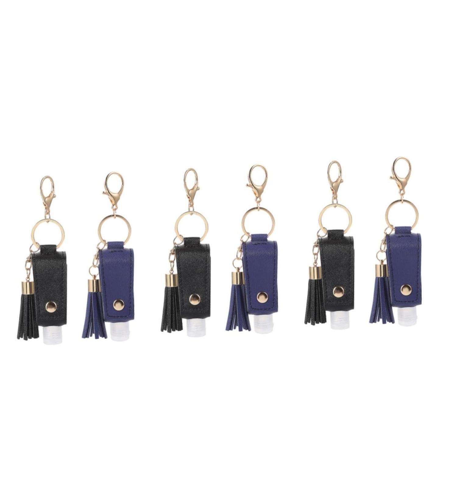 POPETPOP 6 Sets Bottle Case Key Fob Keychain Leather Key Chain Key Chain Bottled Outdoor - Buy Online on GoSupps.com