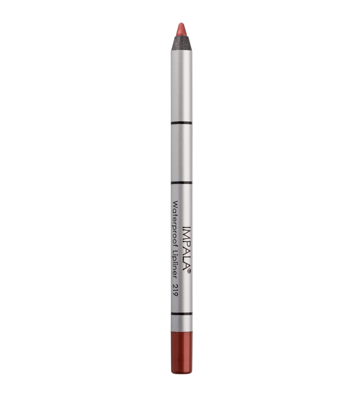 IMPALA | Creamy Waterproof Lip Pencil Bronze Color 219 | Permanent Lip Liner | Waterproof Lip Pencil | Long-lasting Lip Liner | Volumizing Effect 219 Bronze - Buy Online on GoSupps.com