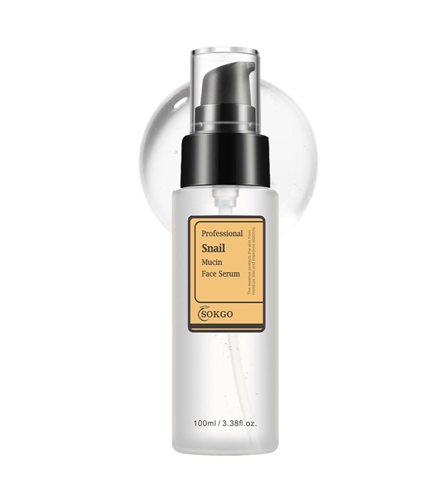 Professional Snail Mucin Serum Intensive Hydration and Repair for Healthy Skin 1PCS - Buy Online on GoSupps.com