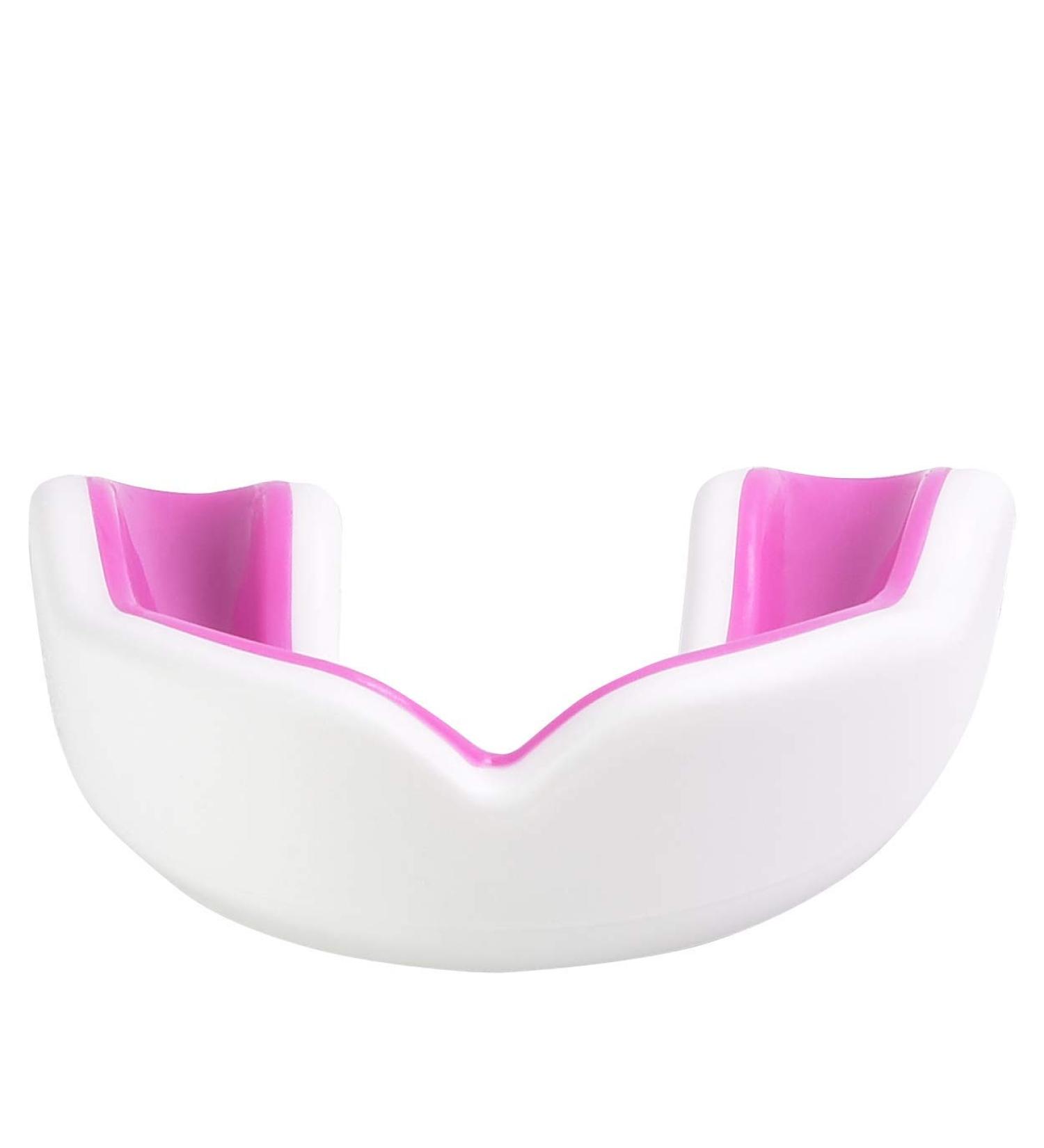Oral Mart Sports Youth Mouth Guard for Kids (USA Flag & 3 Fangs & 15 Best Colors) | Youth Mouthguard (BPA Free) Football  MMA  Karate  Flag Football  Rugby  Boxing  BJJ  Hockey (/w Vented Case) (Youth  Strapless) Youth (Age 12 & Below) Pinky Lady - Buy Online on GoSupps.com