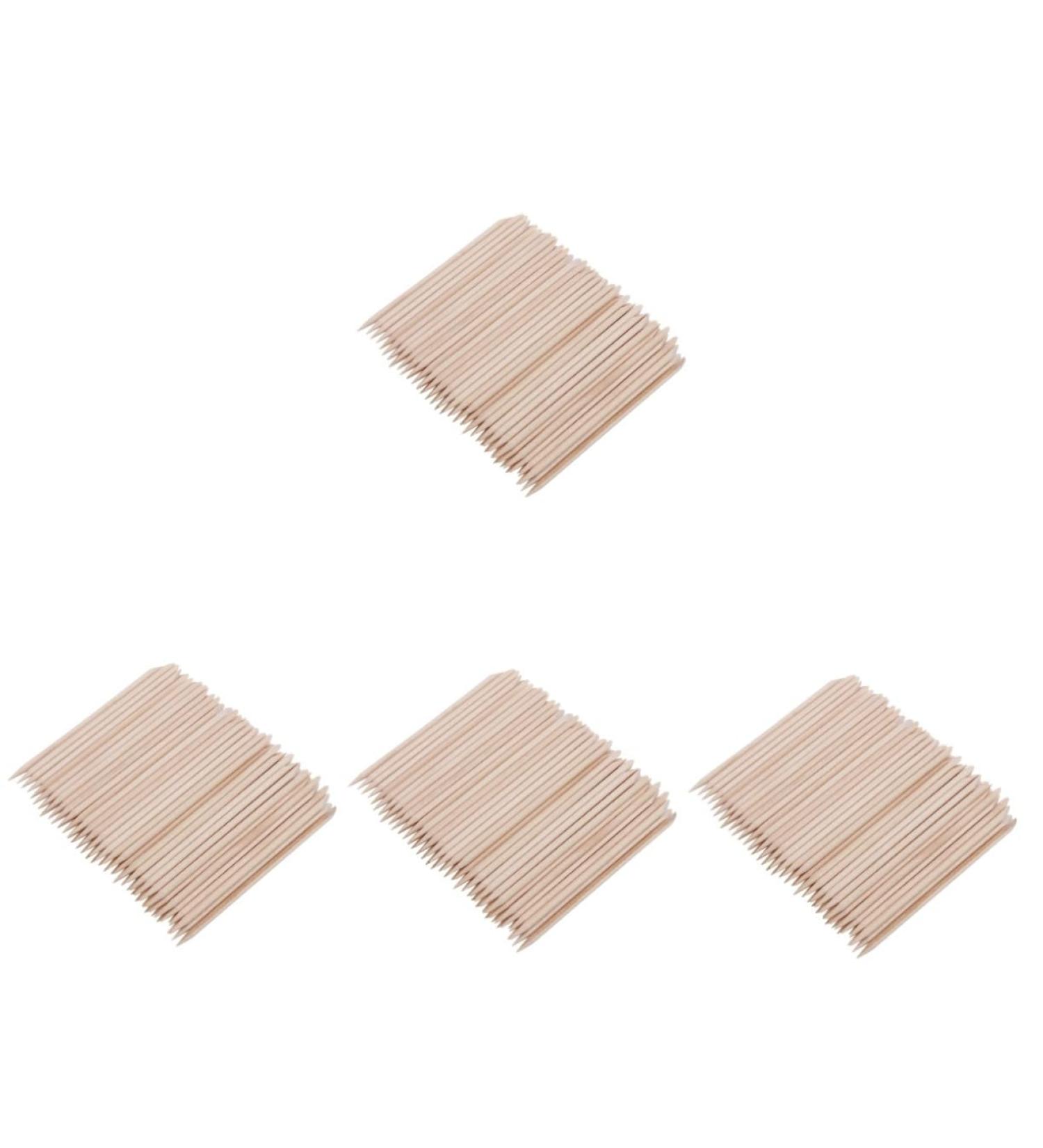 FRCOLOR 400 Pcs Wood Cuticle Pusher Bulk Orange Wood Stick Nails Cuticle Sticks for Nails Cuticles Nails Remover Tool Orangewood Nail Sticks Nail Cleaning Sticks Wooden Bamboo Supplies mediumx4pcs As Shownx4pcs - Buy Online on GoSupps.com
