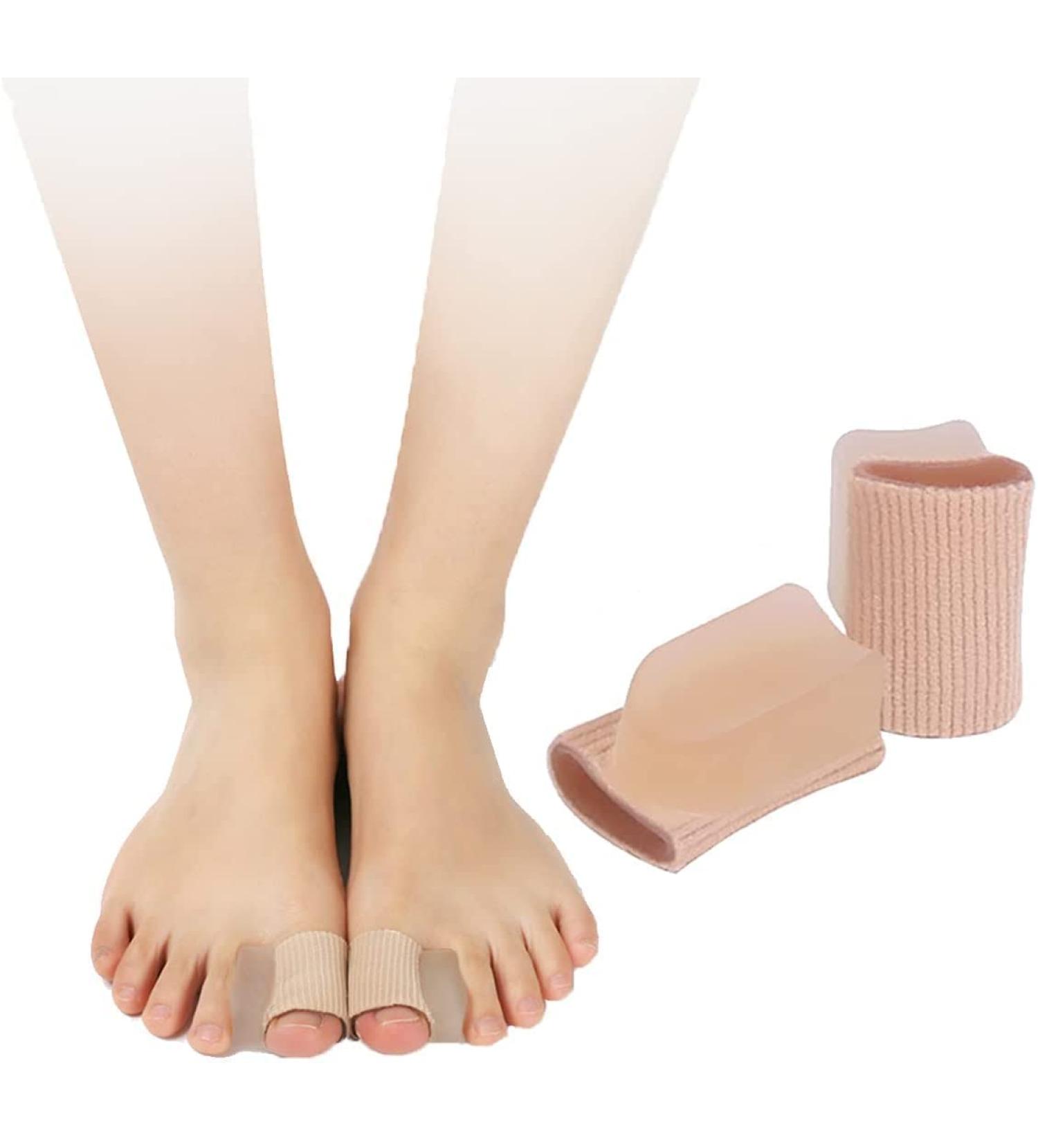 WXHZHQ 2-Piece Reusable Bale Toe Correction - Gel Toe Spacers & Spreaders for Hammer Toe & Hallux Valgus - Unisex Support - Buy Online on GoSupps.com