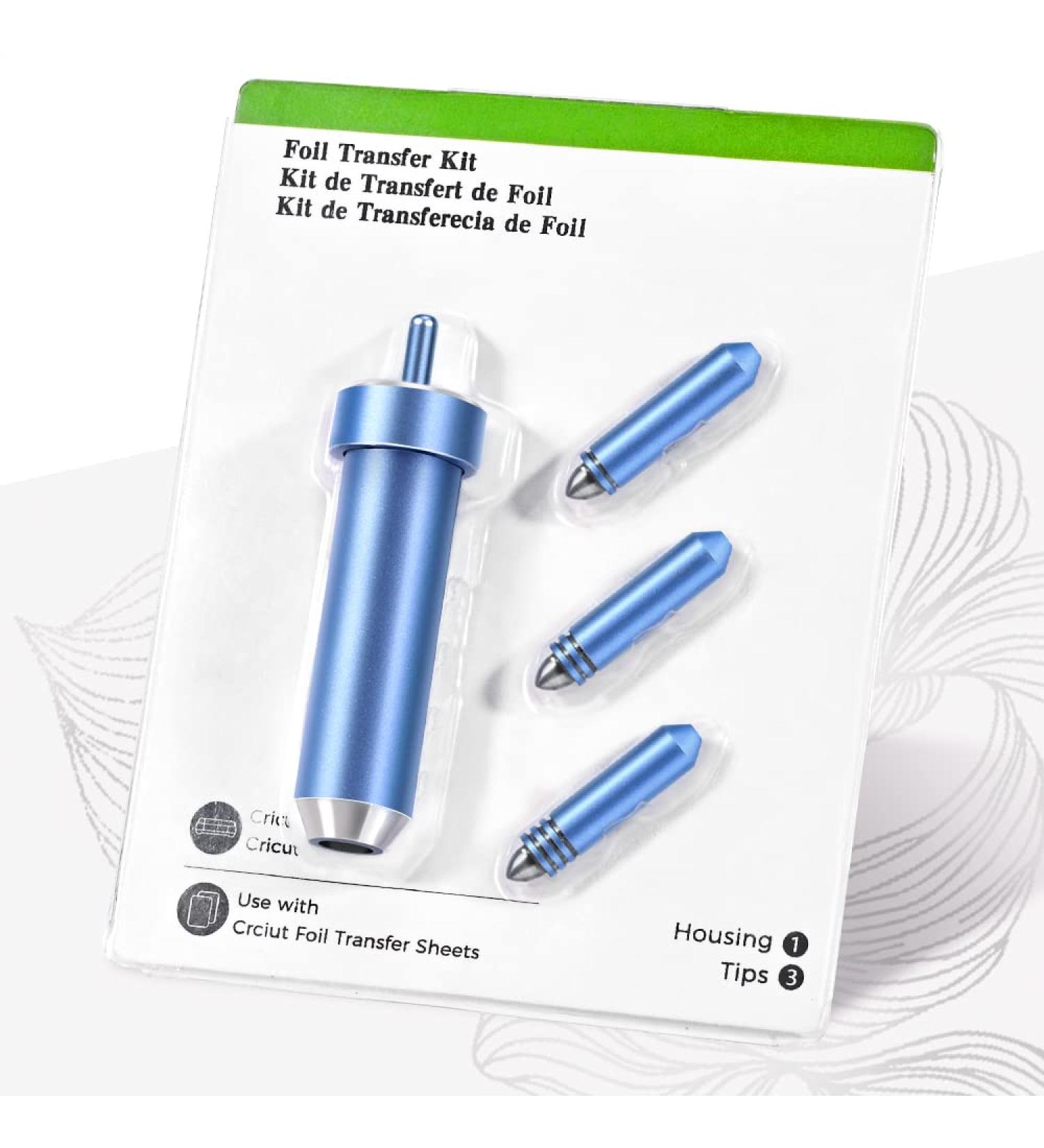 Foil Transfer Kit for Cricut Explore Air 2/3 & Maker 3 - 3-in-1 Tool Set with Fine, Medium, and Bold Blades - Buy Online on GoSupps.com