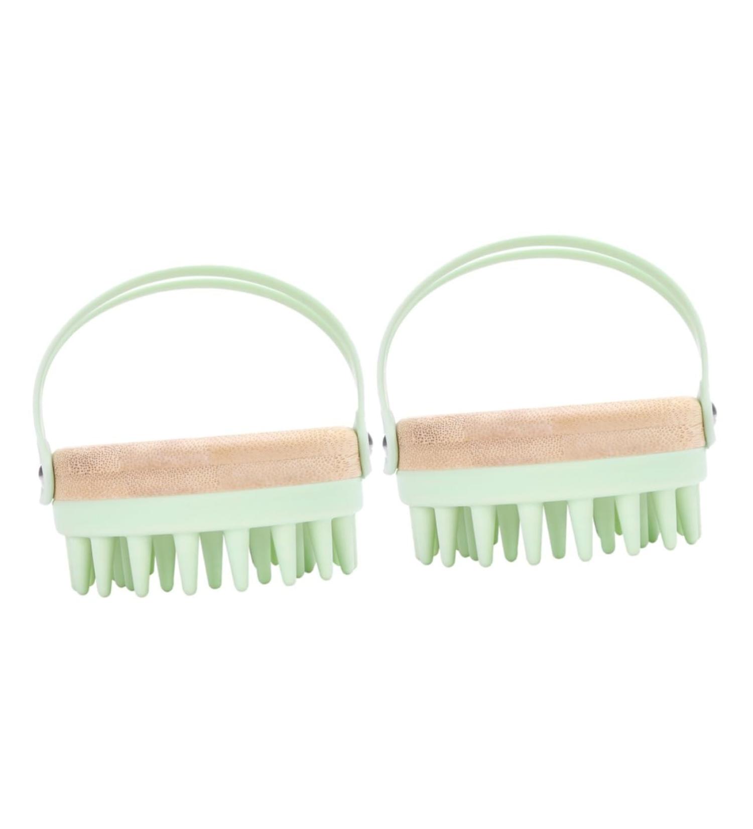 Beavorty 2 Pieces Scalp Shampoo Brush Scalp Massaging Scrubber for Deep Cleansing - Buy Online on GoSupps.com