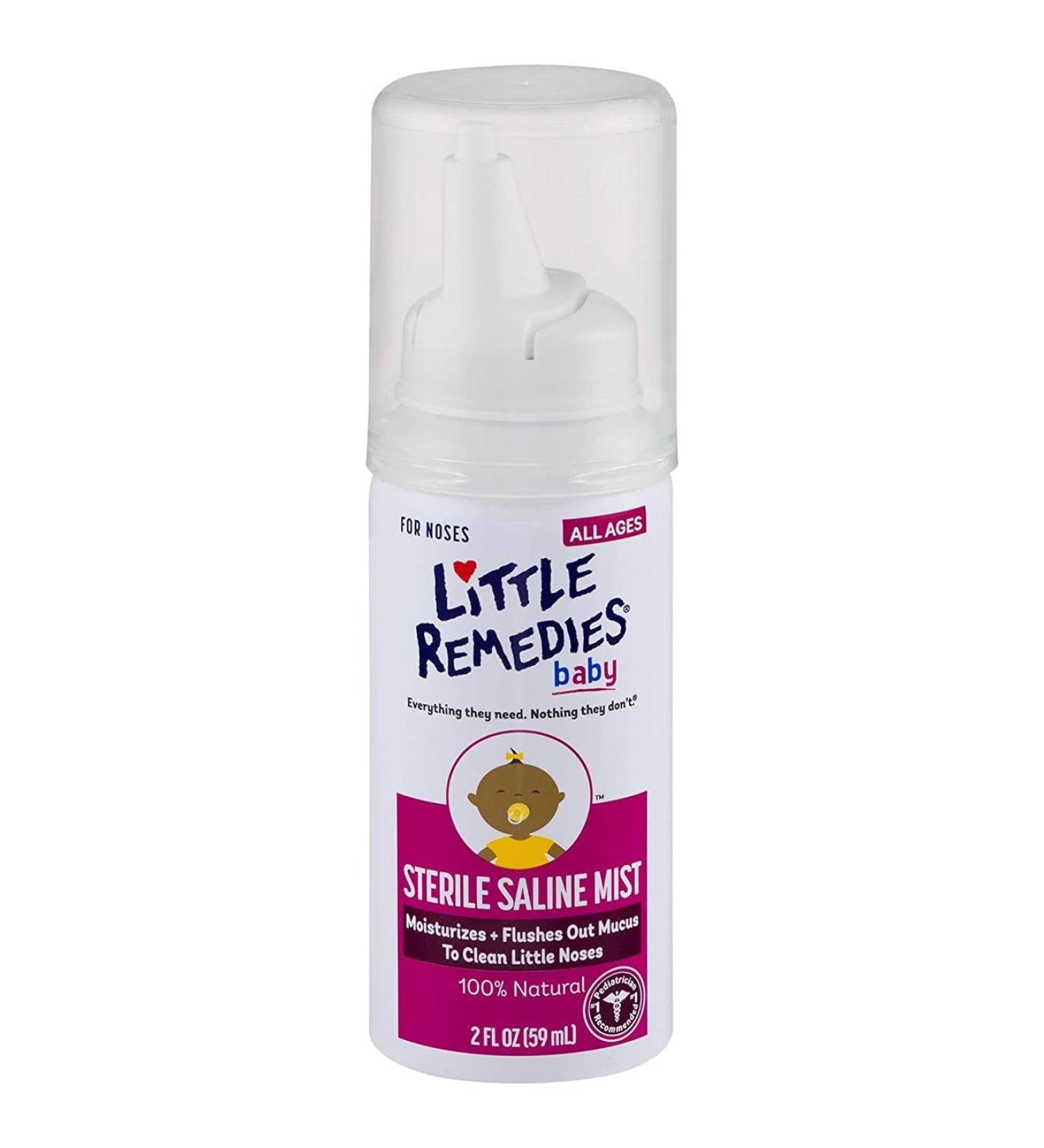 Little Remedies Sterile Saline Nasal Mist 2 Fl Oz - Safe for Newborns | Pack of 1 - Buy Online on GoSupps.com