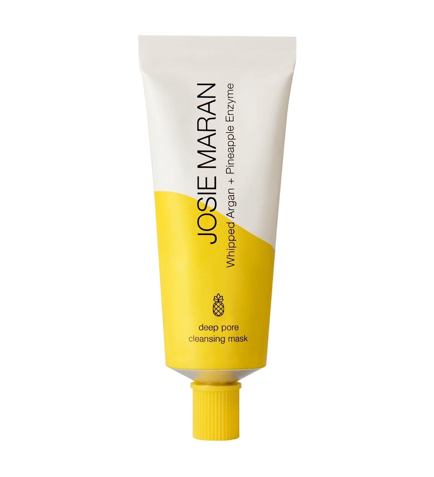 Josie Maran Whipped Argan Pineapple Enzyme Deep Pore Cleansing Mask - Purifying Face Mask with Moroccan Argan Oil & Squalane (2 oz - Buy Online on GoSupps.com
