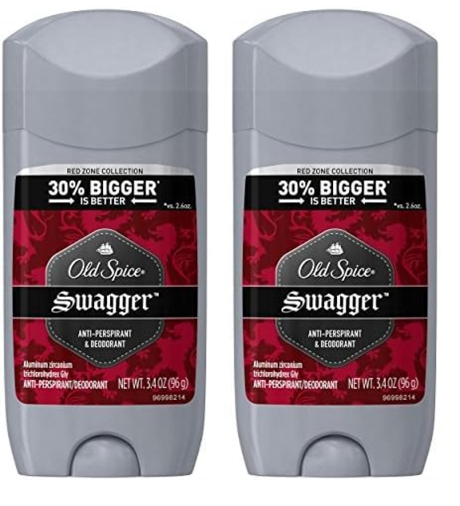Old Spice Red Zone 3.4 oz (Pack of 2) 3.4 Ounce (Pack of 2) Swagger - Red Zone - Buy Online on GoSupps.com