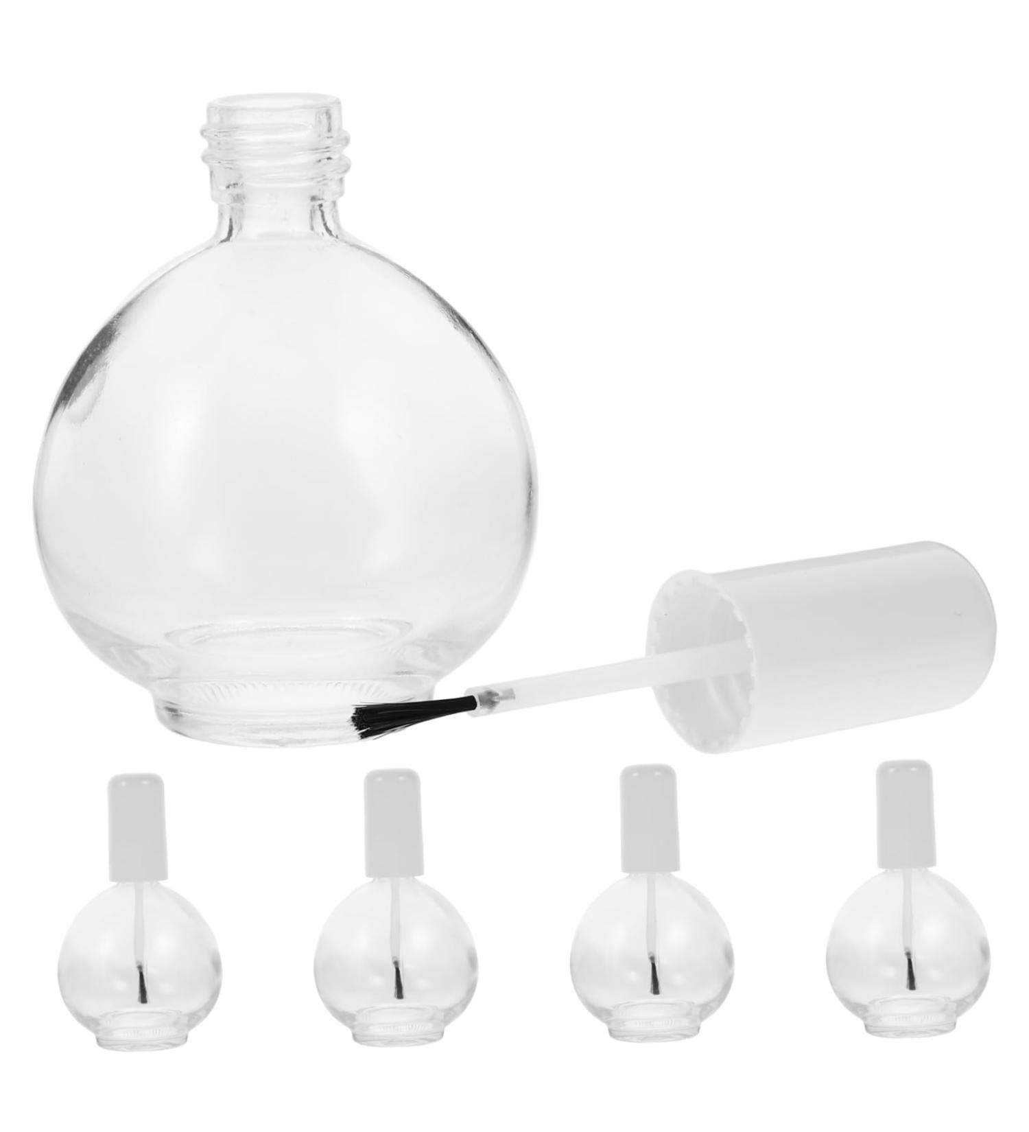  SOESFOUFU Set Of 75ml Refillable Glass Bottles Brushes For Hair Salon - Buy Online on GoSupps.com