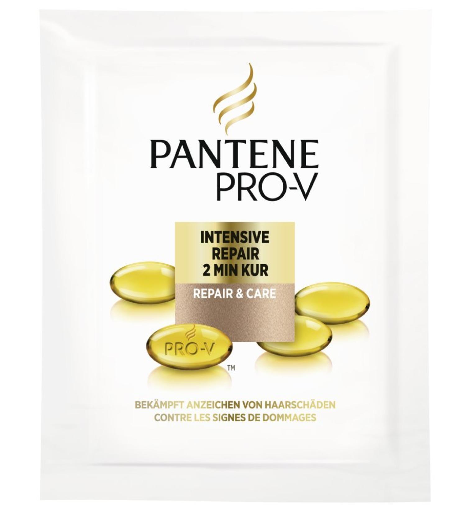 Pantene Pro-V & Care Hair Mask (25 ml) Hair Treatment Hair Care for Dry Hair for Damaged Dry Hair Hair Care Shine for Smooth and Shiny Hair