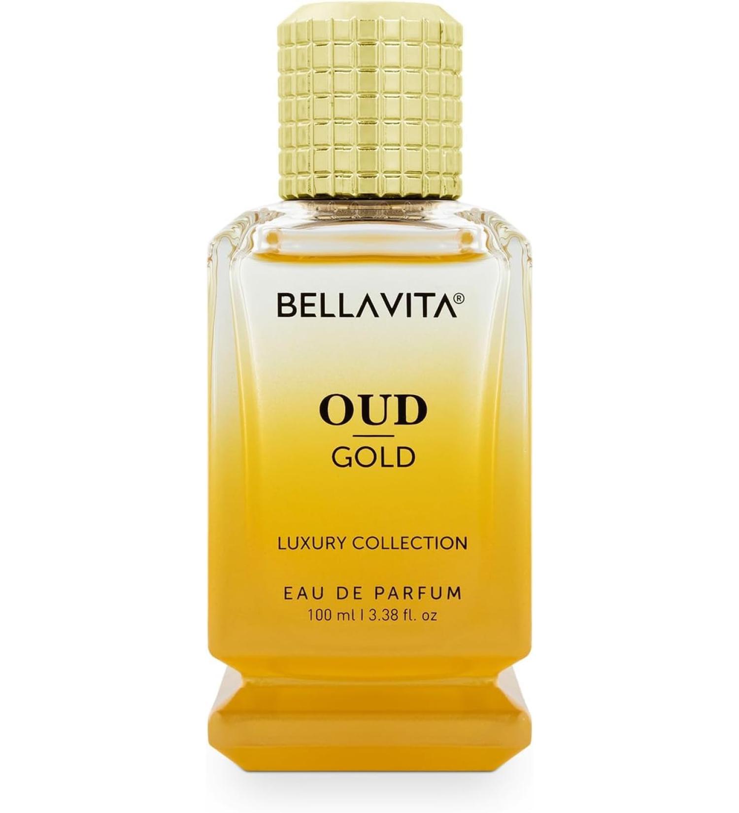 OUD GOLD Eau De Parfum (3.38 fl. oz.) | Intense Arabian Perfume for women & men | Notes : Caramel Orris Rose Jasmine | Family: Woody Gourmand Floral and Oud | Vegan & cruelty free - Buy Online on GoSupps.com