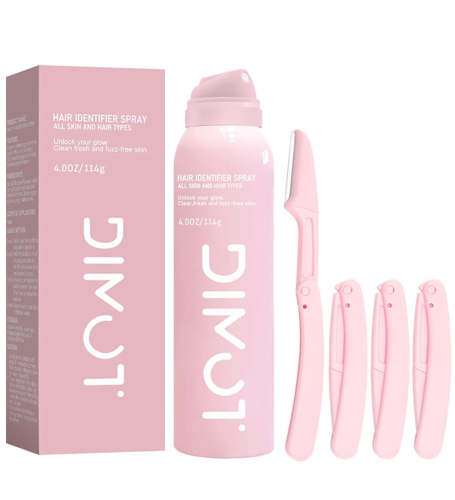 Hair Identifier Spray For Face Shaving Dermaplaning Spray for Face and body Quick-Dry Shaving Powder Spray for Men and Women Dermaplane spray for All Skin Types Skin Care 4 fl oz - Buy Online on GoSupps.com