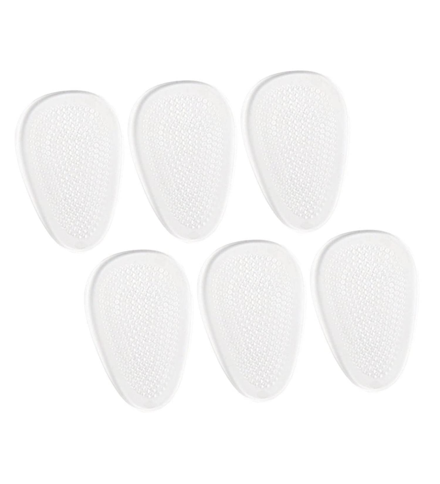 Shock-Absorbing Anti-Slip Mat Shoe Inserts - 3 Pairs Heel Cushion Pads for Women s High Heels | Non-Skid Adhesive Insoles - Buy Online on GoSupps.com