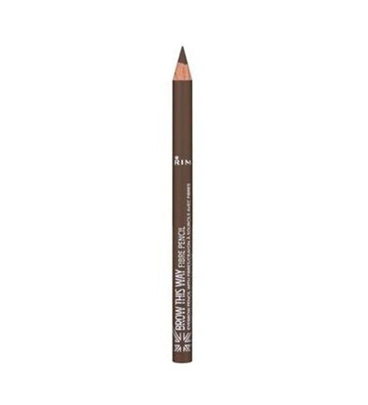 Rimmel Brow This Way Fibre Pencil - Medium Brown 0.05oz (Pack of 1) - Buy Online on GoSupps.com