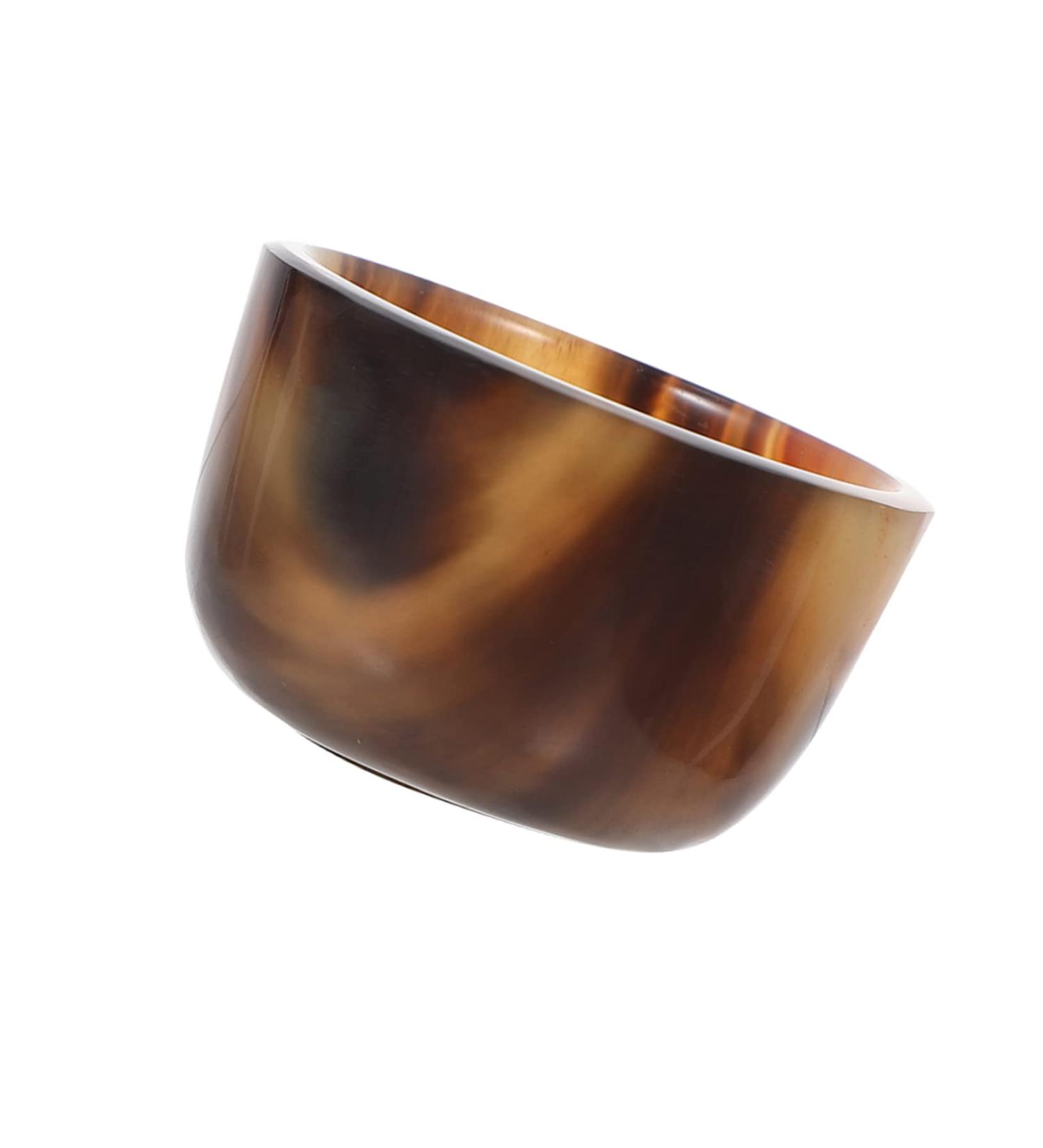 Alipis 1 PC Horn Kung Natural Adorable Bowl Coffee and Holder Tasting Tea Small Patterned Exquisite Teacup - Buy Online on GoSupps.com