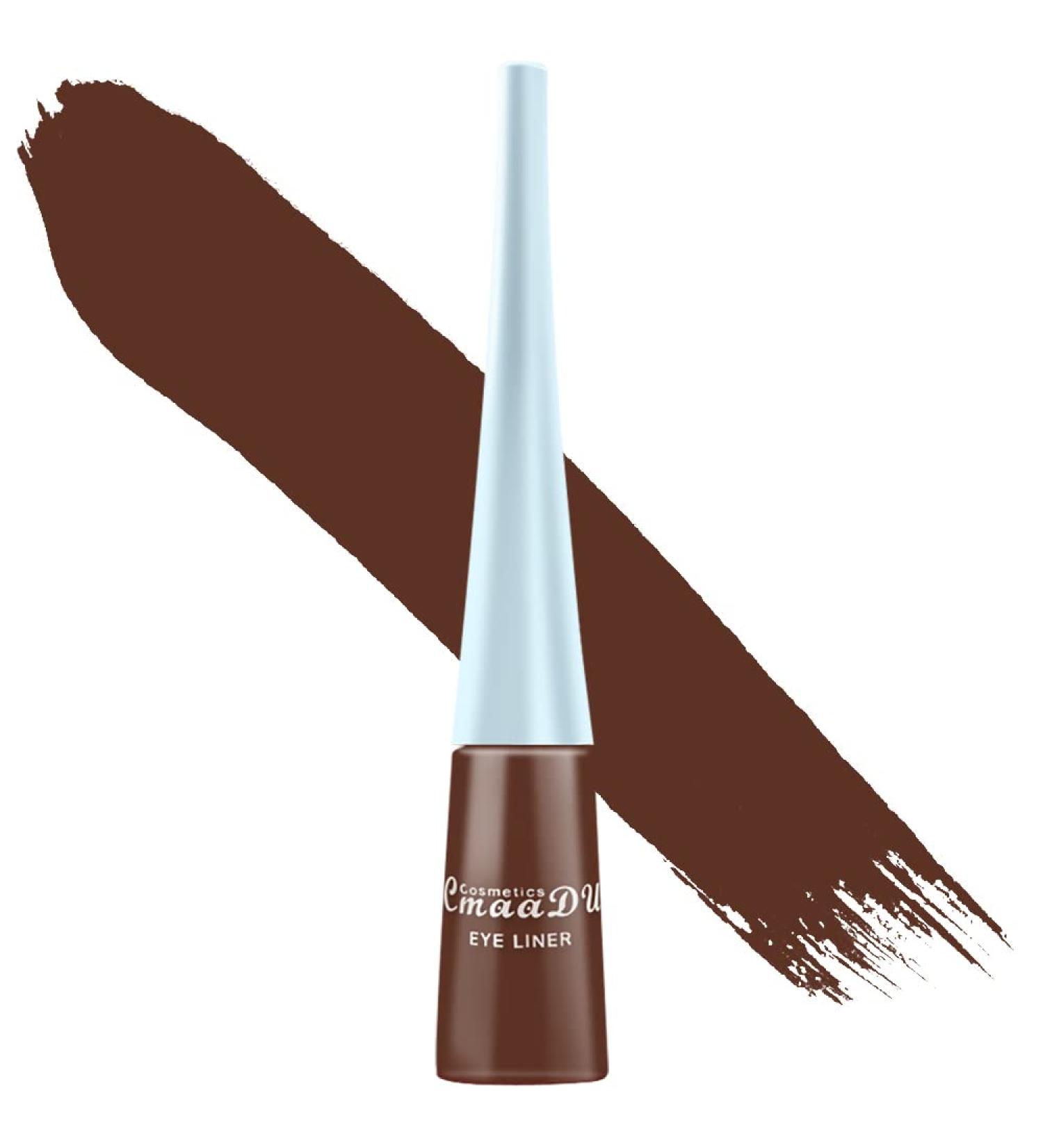 FAEYLI Waterproof Liquid Eyeliner Pen - High Pigment Matte Eye Makeup in Pink, White, Black, Red, Brown, Green, Purple (15) - Buy Online on GoSupps.com