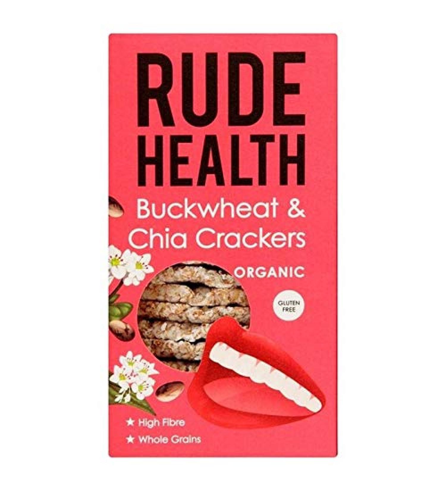 Rude Health 2x Coarse Pirate Buckwheat and Chia Health 150g