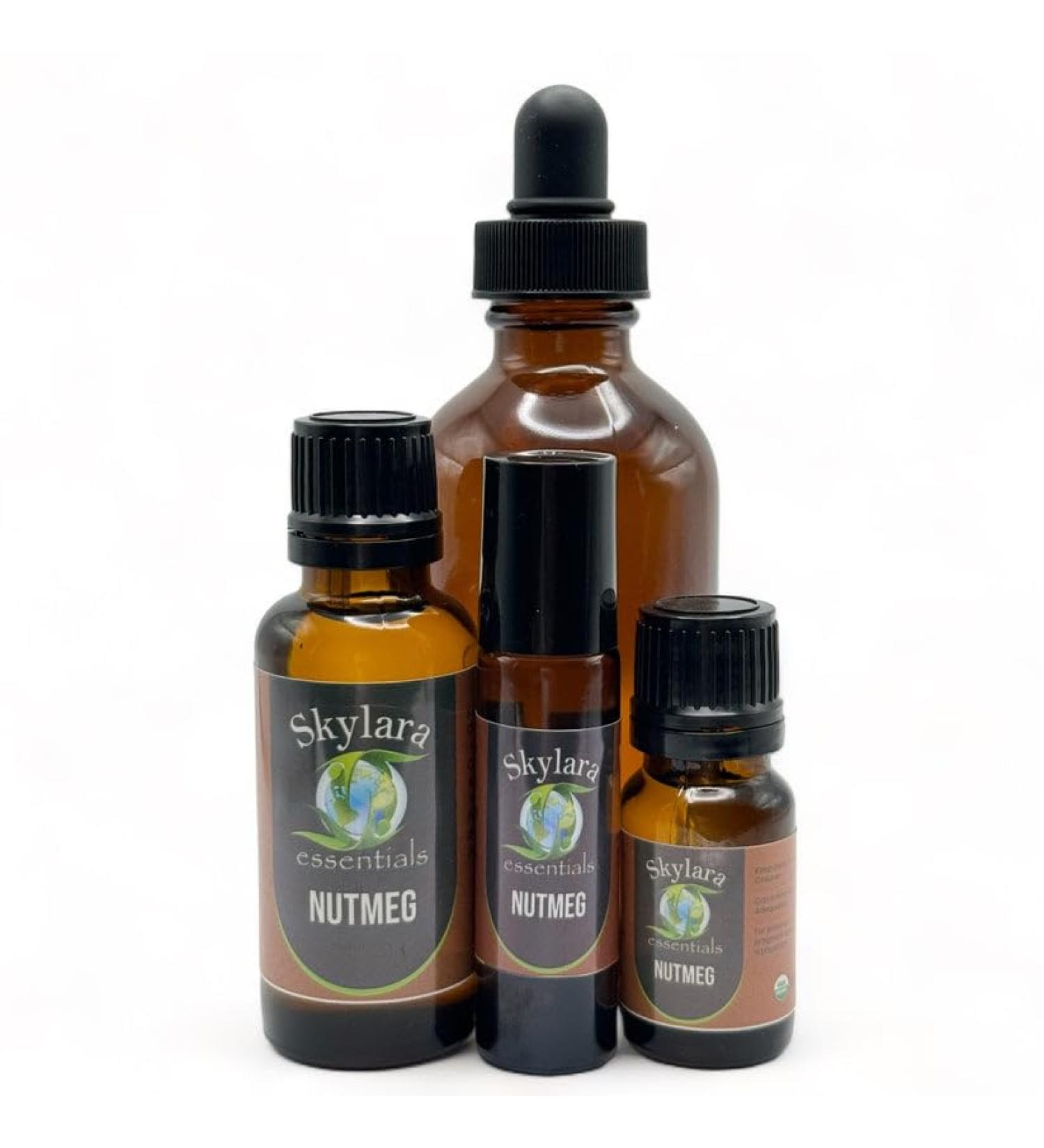 Nutmeg Essential Oil (4oz 4oz Spiced Serenity) 4oz Spiced Serenity 1 Fl Oz (Pack of 1)