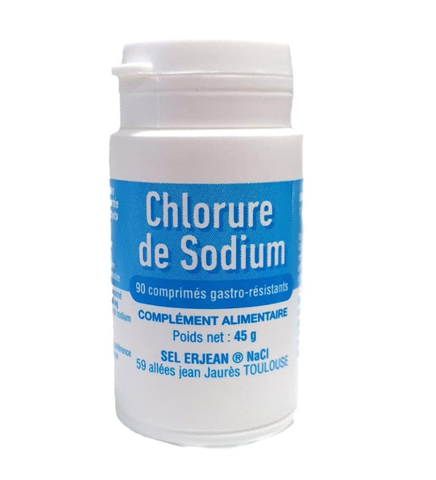 ERJEAN SODIUM CHLORURE GASTRORESISTANT 90