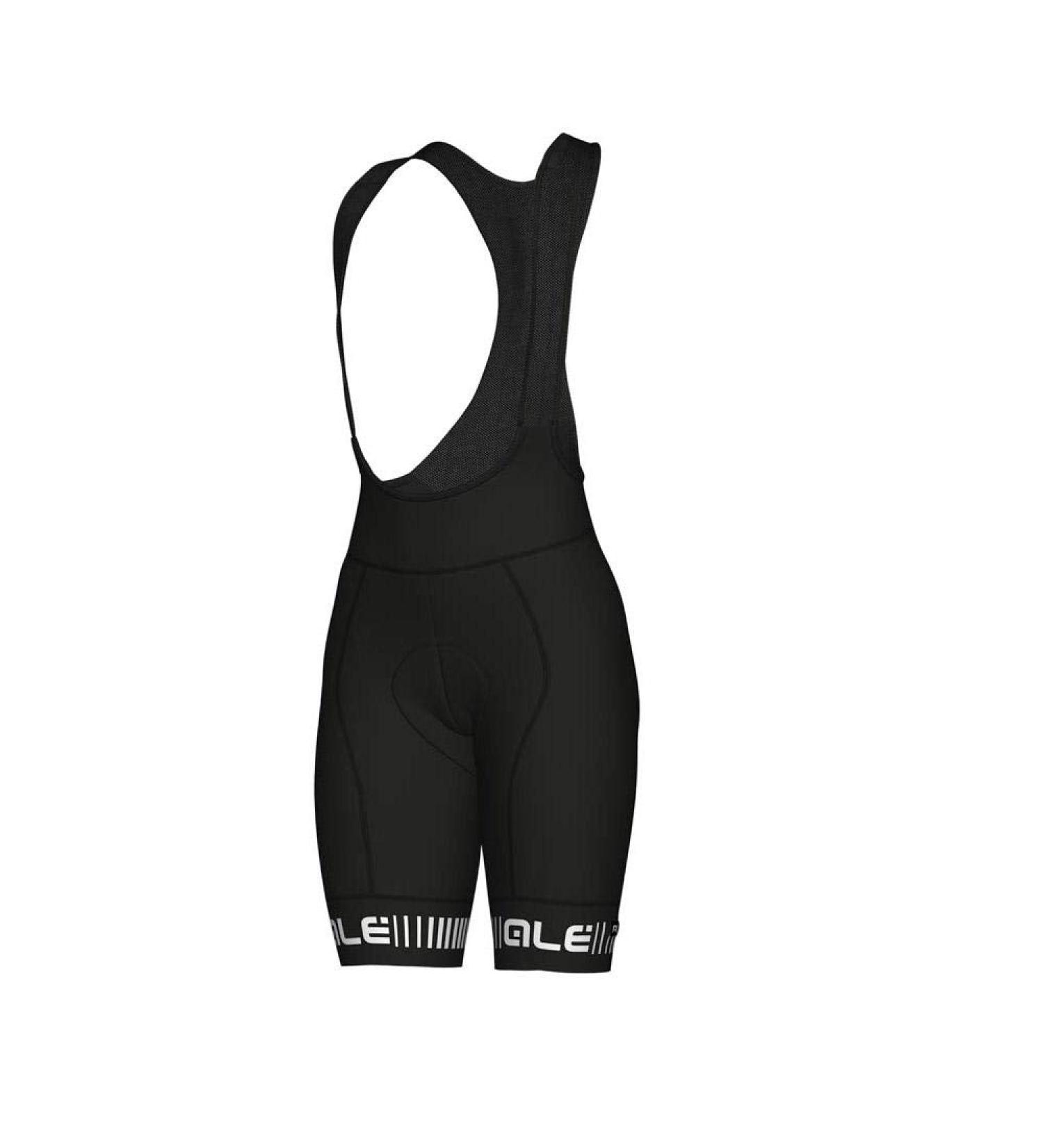 Al Cycling Women's Prr Strada Bib Shorts M Black / White
