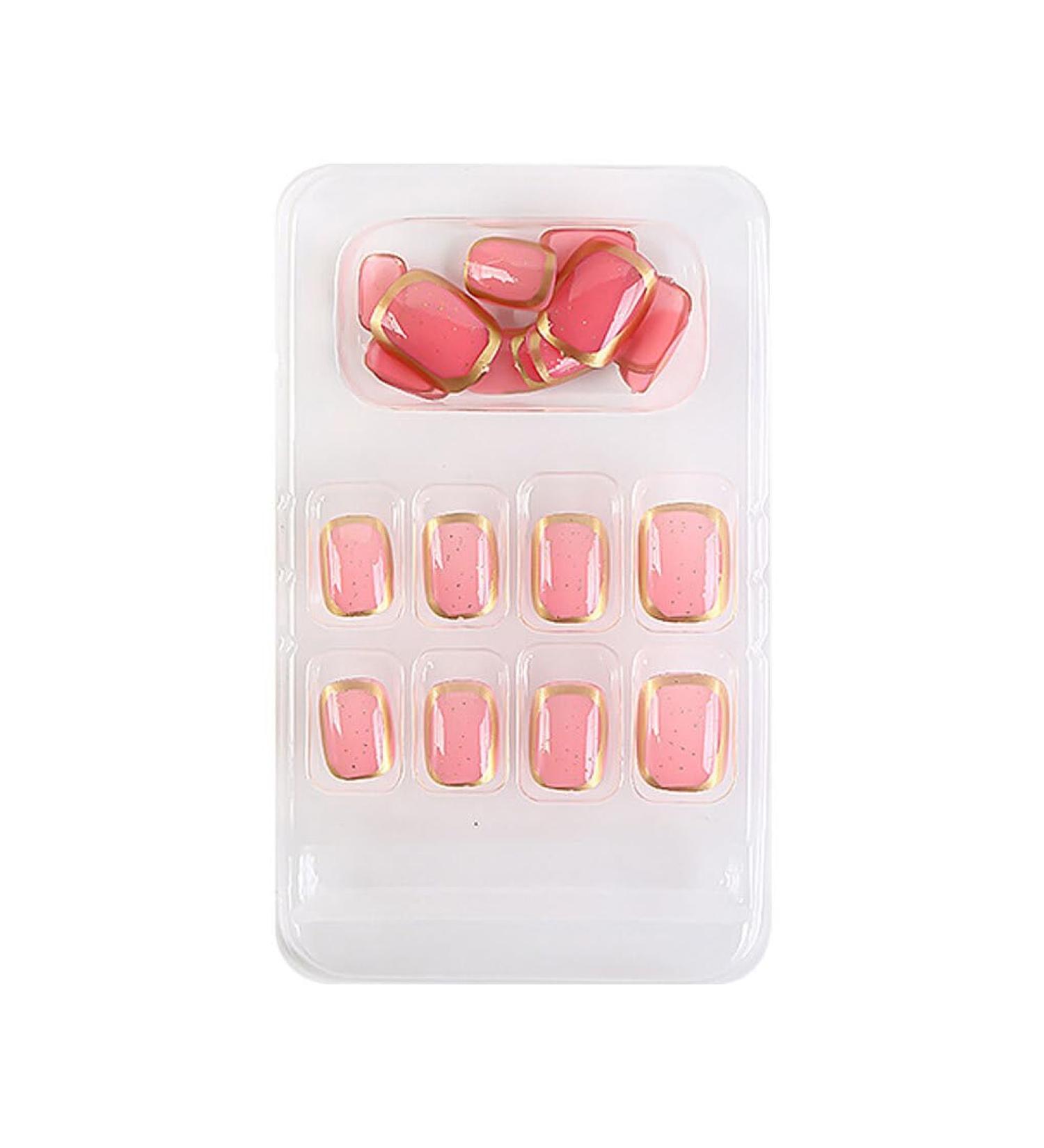 dijiusidy False Nail Perfect Matching Simple to Wear Fingernail Full Coverage Press Type Strong Viscosity Adjustable Paster Type 12 F741 Type 12 F741 - Buy Online on GoSupps.com