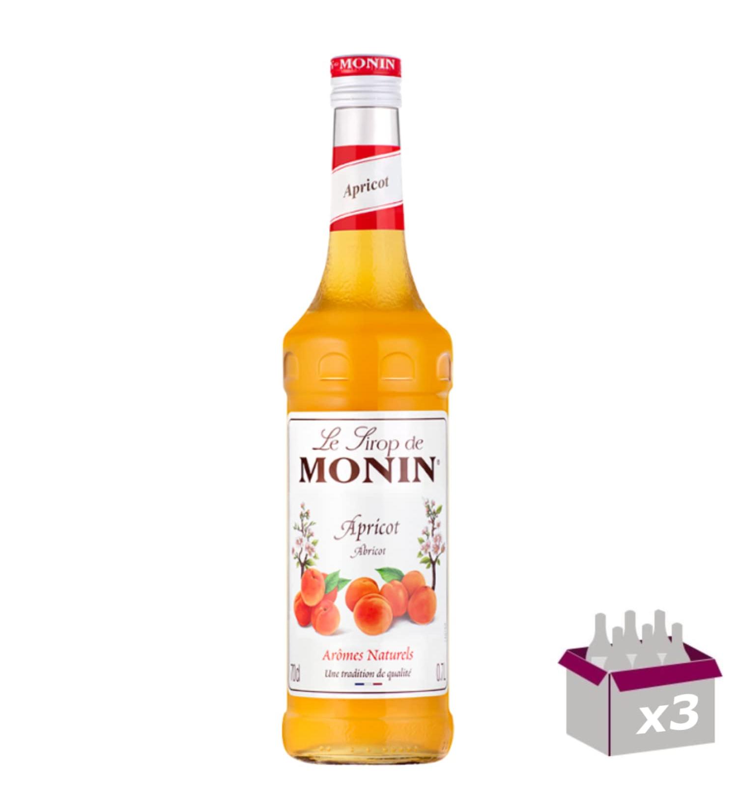 Set of 3 Syrup - Apricot - 70cl