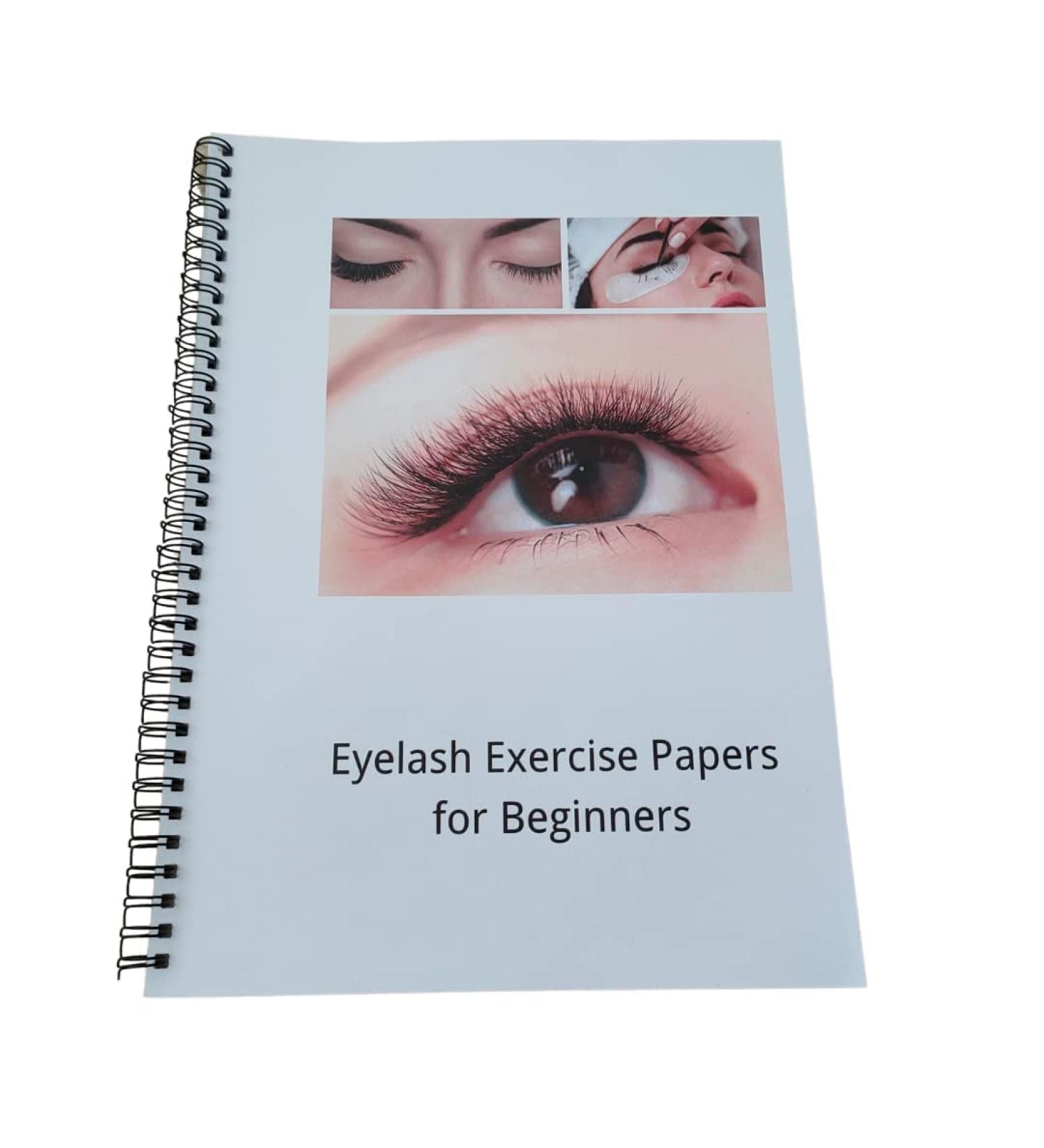 Beginner Eyelash Extensions Training Exercise Book | Professional Lashes Guide for International Shipping - Buy Online on GoSupps.com