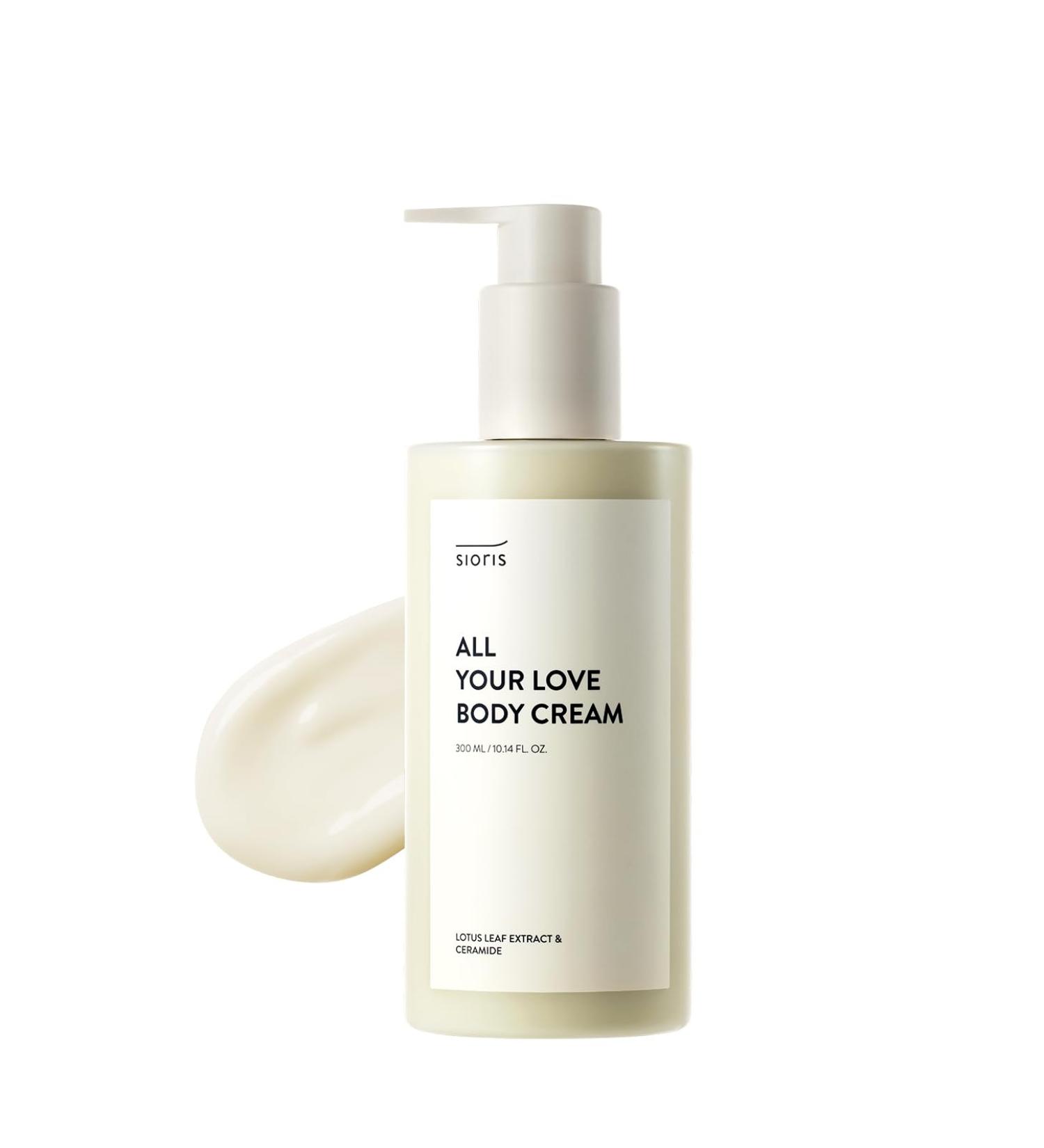 SIORIS All Your Love Body Cream 300ml - Deep Moisturizing Vitamin Cream for Dry & Sensitive Skin | Family Korean Skincare - Buy Online on GoSupps.com