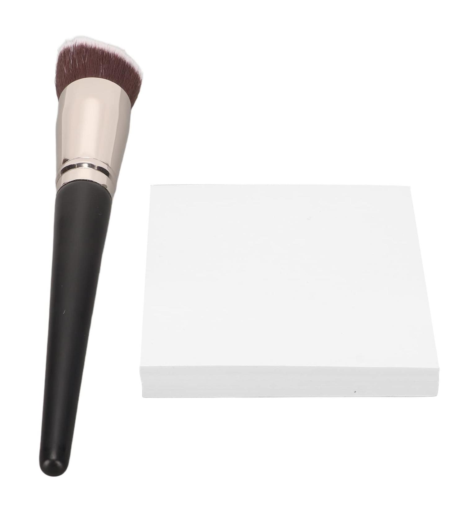  UMDHAIYI Nail Art Palette Paper Concealer Brush Double-Sided Colour Mixing Sheet for Makeup and Polish Slope Design Applicator for Face Spot Coverage Soft - Buy Online on GoSupps.com