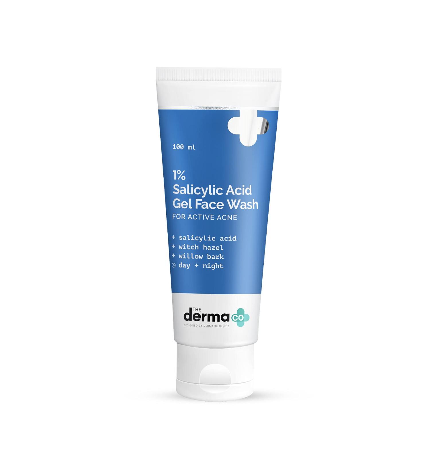 1% Salicylic Acid Gel Face Wash for Acne - Deep Cleansing & Exfoliating Formula | Reduces Acne & Controls Oil | 3.38 Fl Oz - Buy Online on GoSupps.com