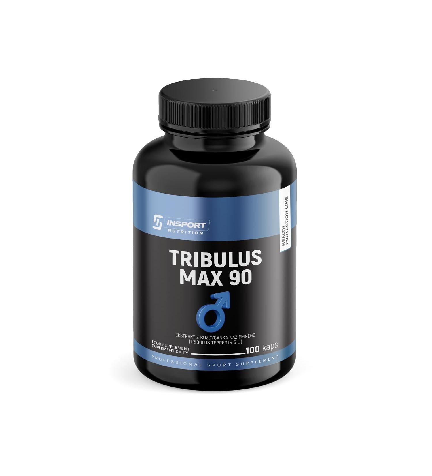 INSPORT Nutrition - Tribulus MAX 90 - Health Protection Line - 222 mg extract per capsule - standardized to 90% saponins - Testosterone - Fitness Stimulant - 100 capsules - Buy Online on GoSupps.com