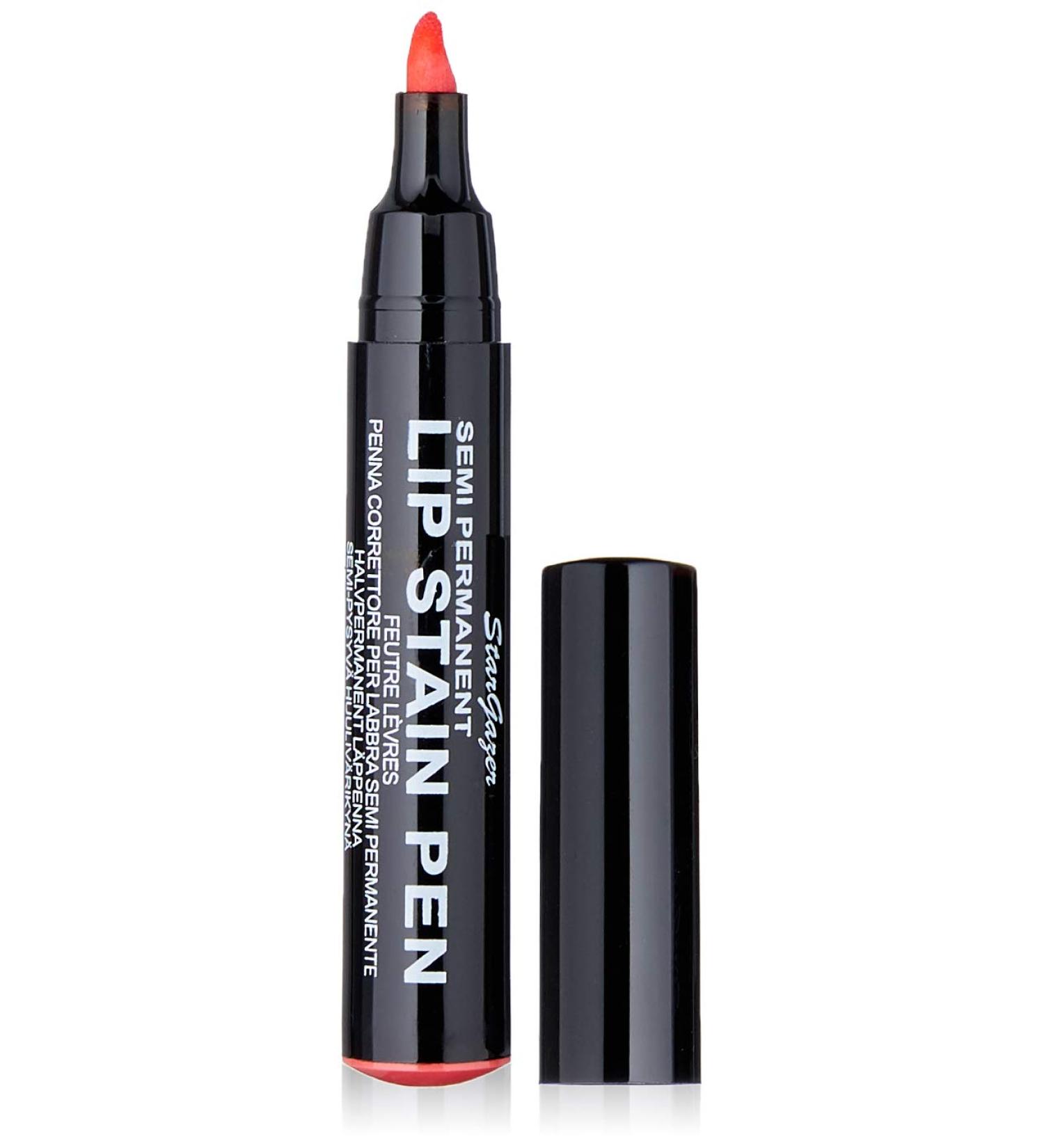 Stargazer Vegan Lip Stain Pen 7 - 12 Hour Creamy Matte Lip Colour - Reversible Nib - 1 Count - Buy Online on GoSupps.com