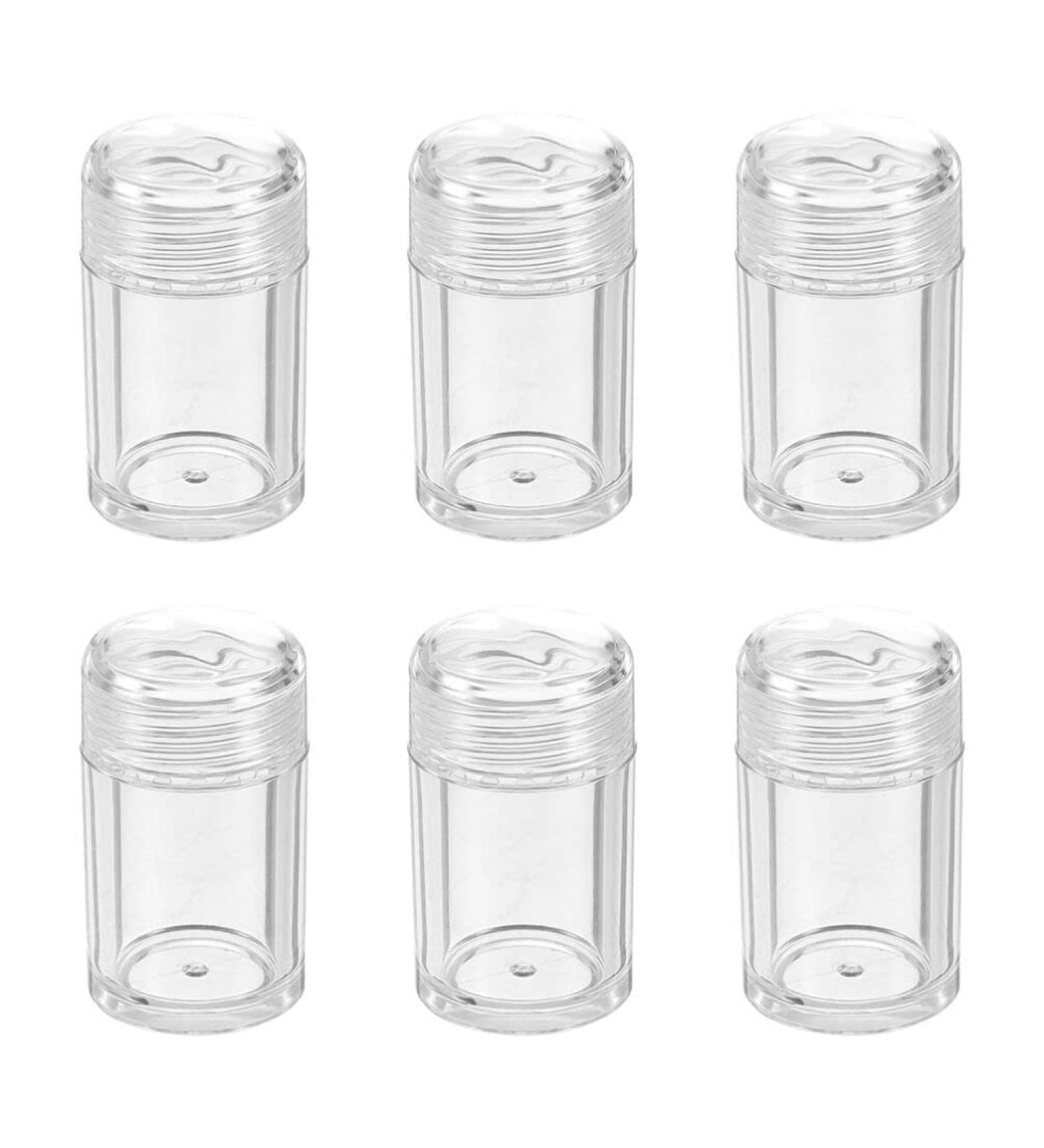 Beavorty Open-Hole Bottle 6pcs Jar Loose Cosmetics As Facial Empty for Tool Ing and Sample Plastic Bottles Traveling Sub - Buy Online on GoSupps.com