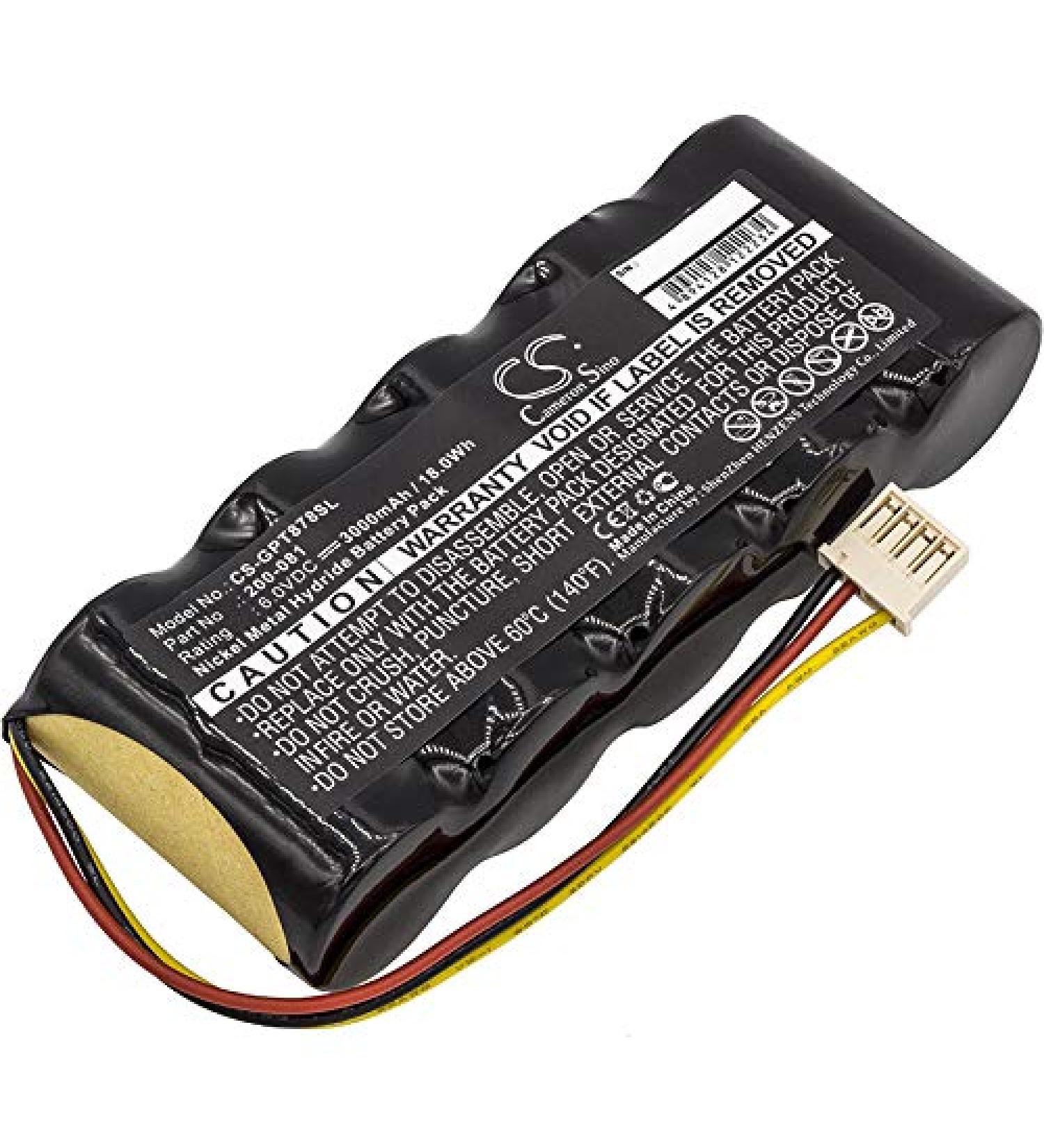Replacement Battery for Panametrics PT878 Flowmeter & Magna-Mike 8500 | 3000mAh 6.0V KR1800SCE - International Shipping Available - Buy Online on GoSupps.com