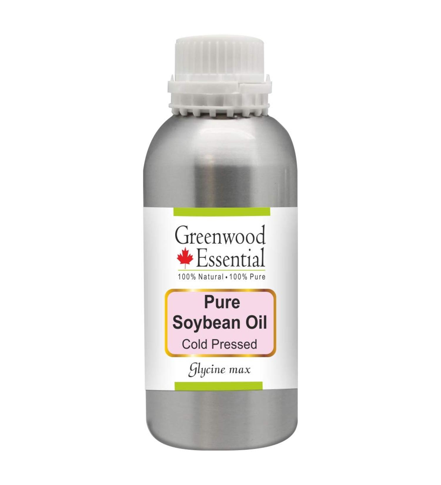 Buy Greenwood Essential Pure Soybean Oil 300ml - Therapeutic Grade Cold Pressed Oil | International Shipping - Buy Online on GoSupps.com
