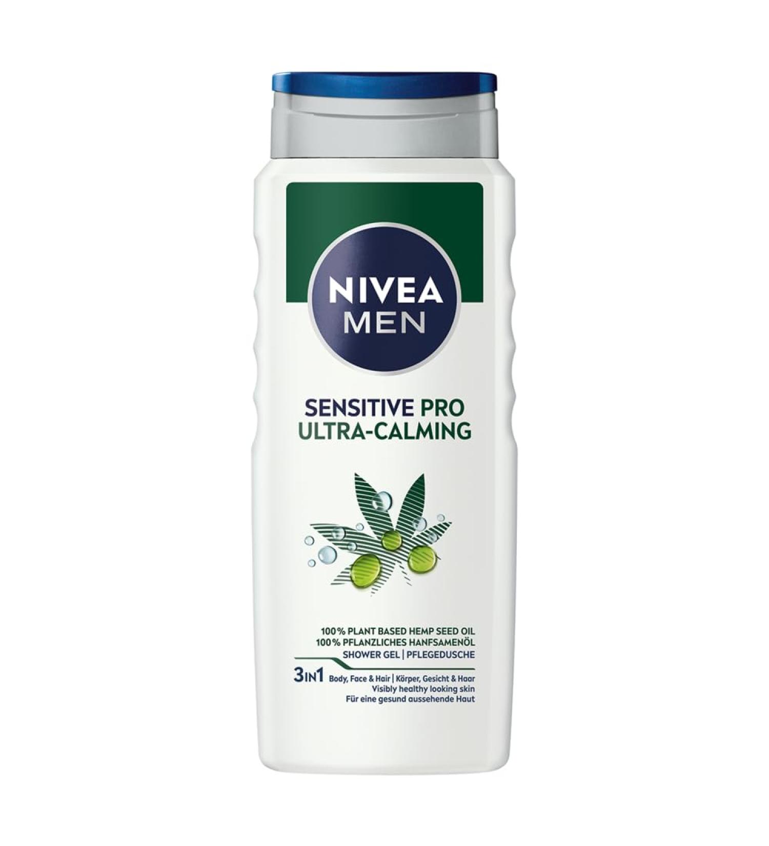 Beiersdorf AG Nivea Men Sensitive Pro UltraCalming Shower Gel 500 ml - Buy Online on GoSupps.com