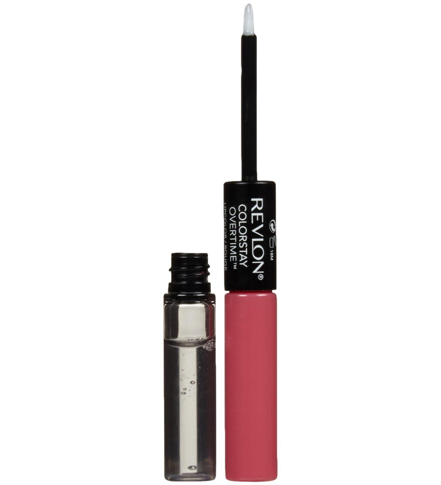 Revlon ColorStay Overtime Lip Color - For Keeps Pink (490) - Long-Lasting & Waterproof - 0.07 oz - Buy Online on GoSupps.com