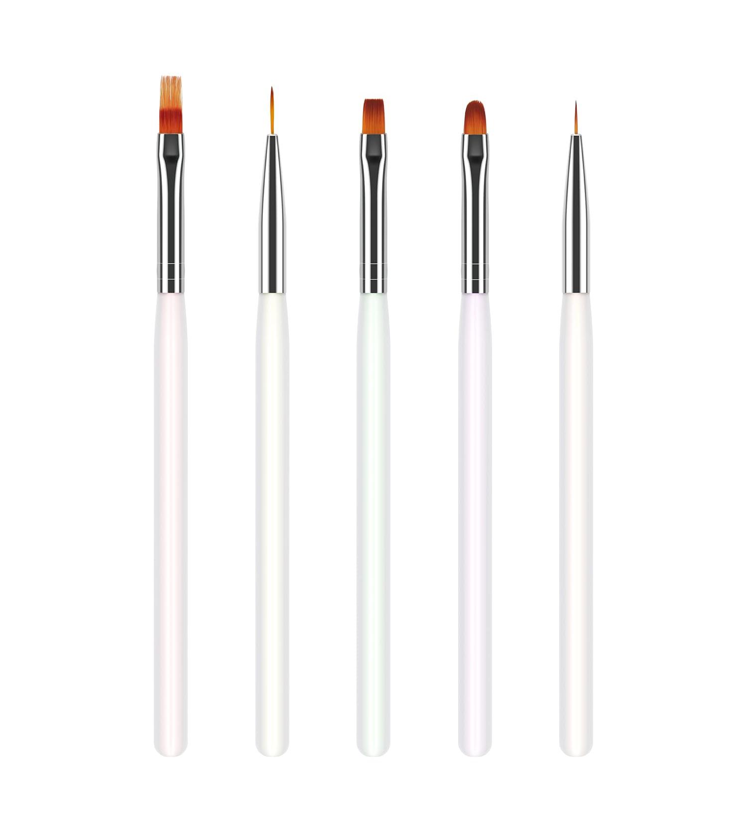 TEOYALL Aurora Nail Art Brushes - Precision Fine Liner & Ombre Brush Set for Expert Nail Design | International Shipping Available - Buy Online on GoSupps.com