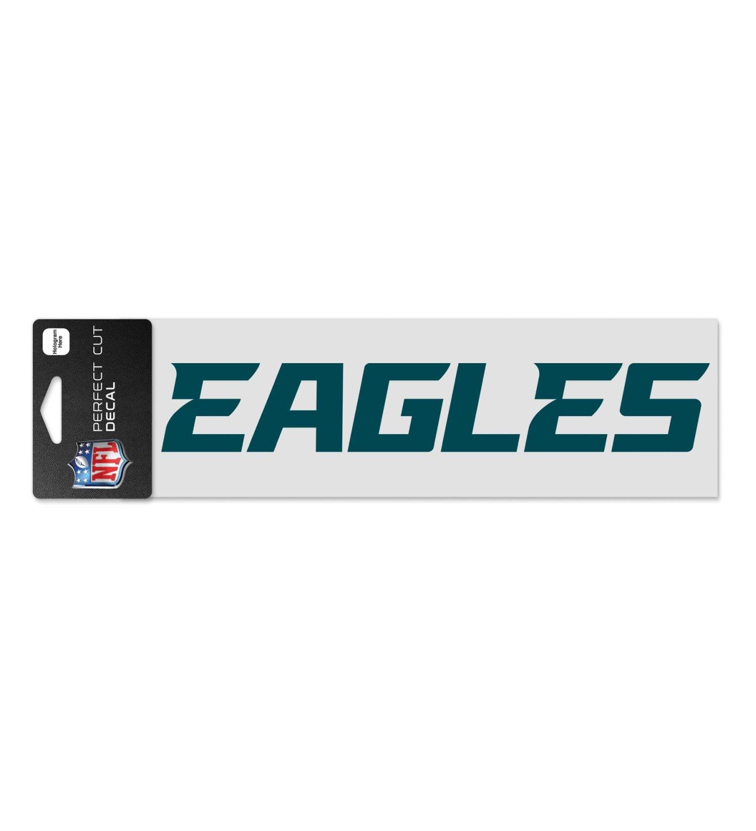 WinCraft NFL Philadelphia Eagles WCR49163014 Perfect Cut Sticker 3" x 10"