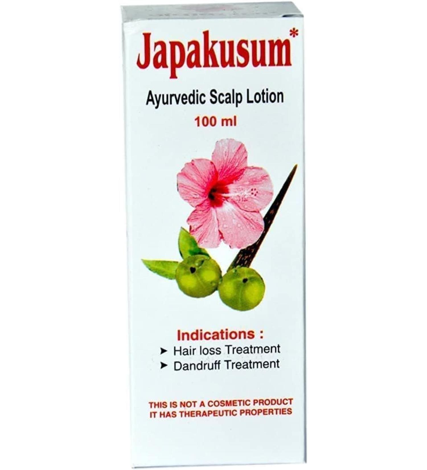 DK Japakusum Ayurvedic Scalp Lotion 100 ml - Buy Online on GoSupps.com