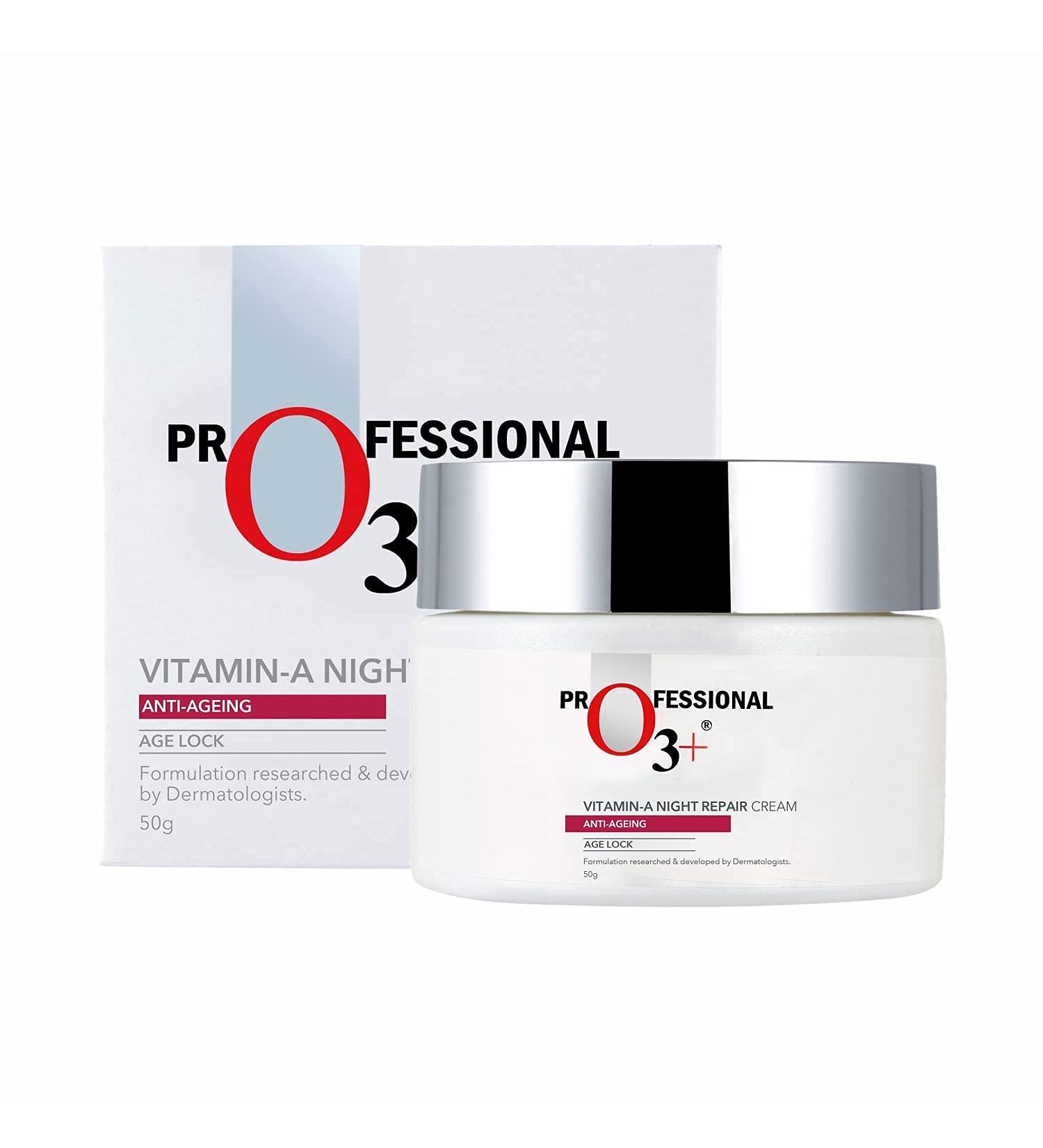 Dermal Zone Vitamin-A Night Repair Cream - 50g for Youthful Skin | International Shipping Available - Buy Online on GoSupps.com