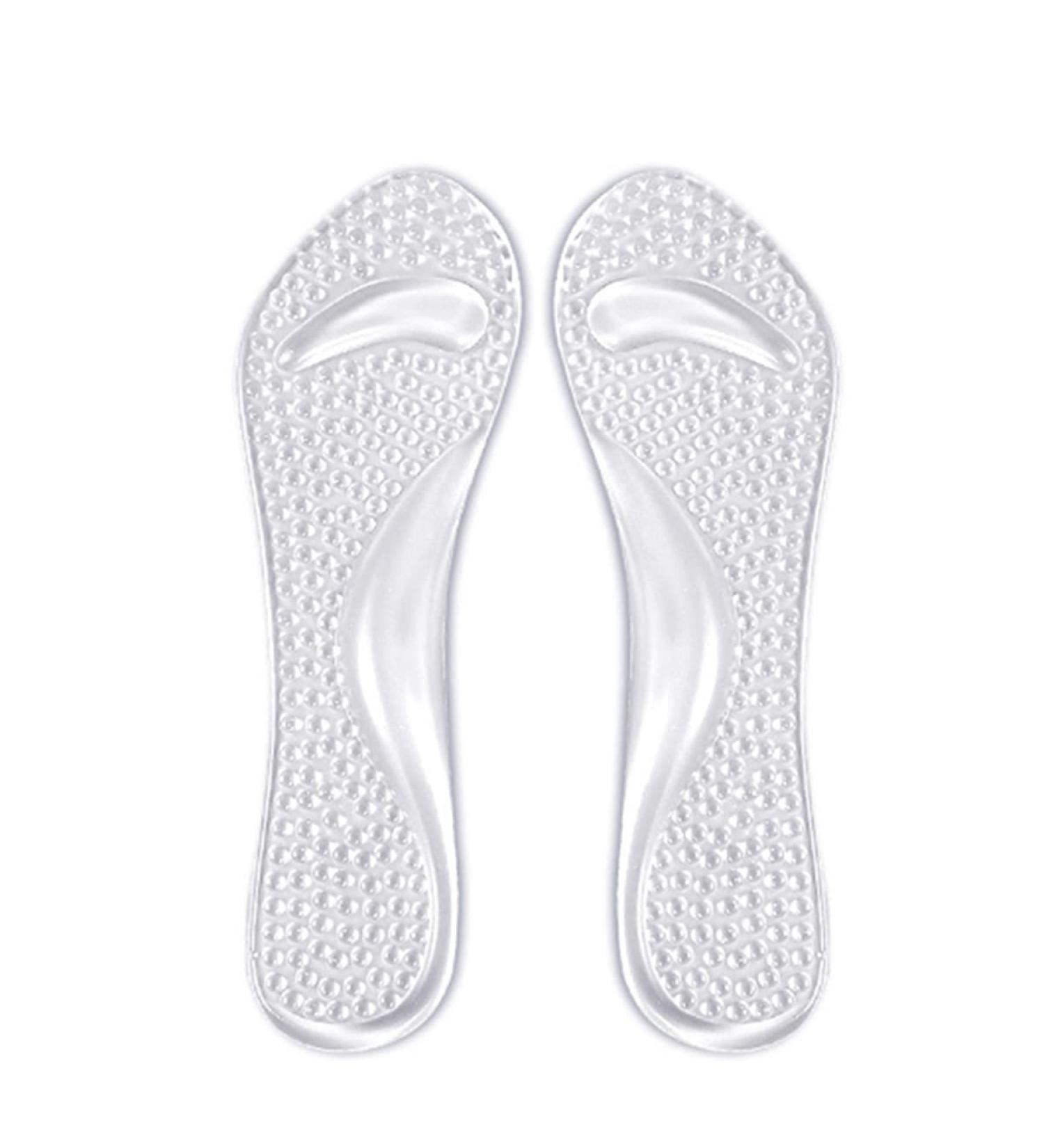 Silicone Gel High-Heeled Insoles for Women - Prevent Plantar Fasciitis & Relieve Foot Fatigue (1 Pair) - Buy Online on GoSupps.com